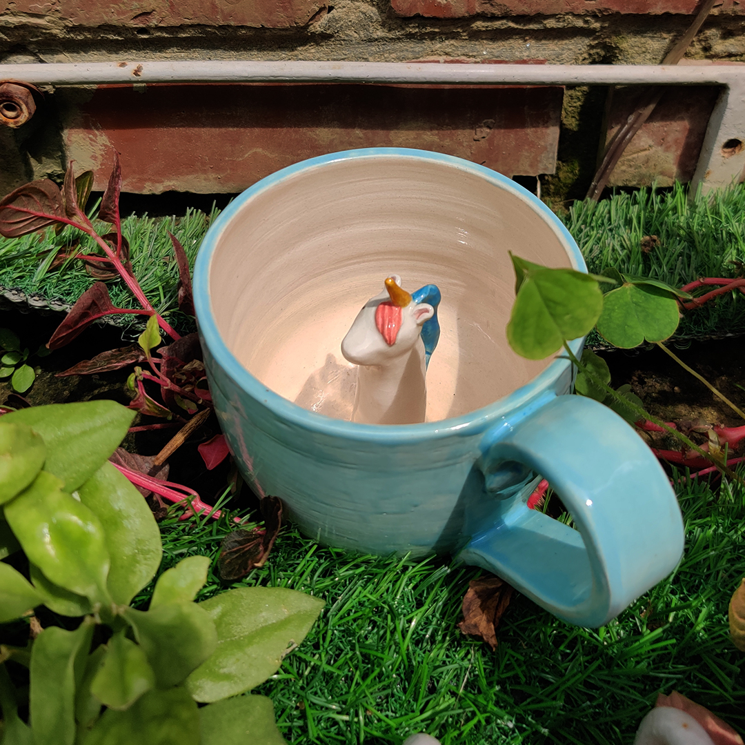 Peekaboo Unicorn Mug