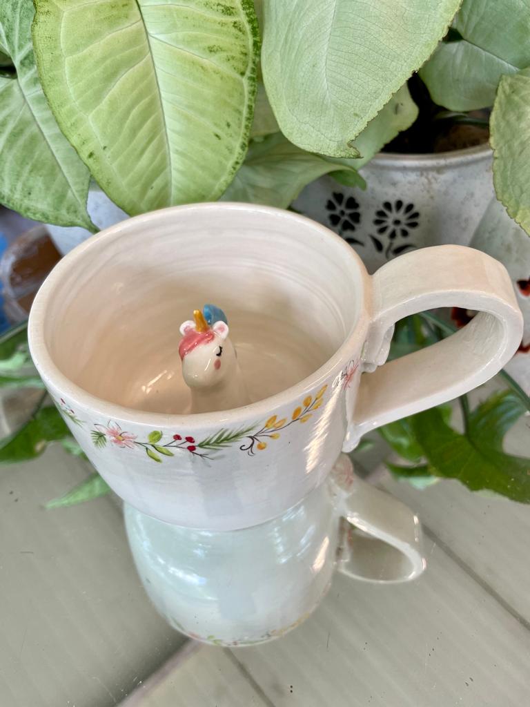 Peekaboo Unicorn Mug