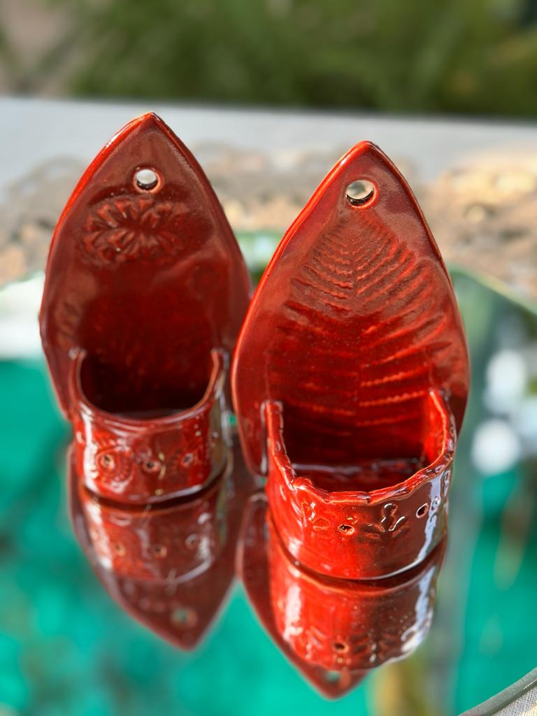 Wall lamps(small)(rust maroon)*2 Each
