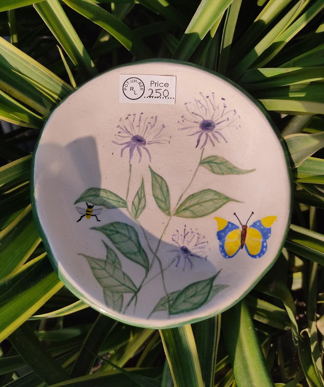 Small Floral Plate