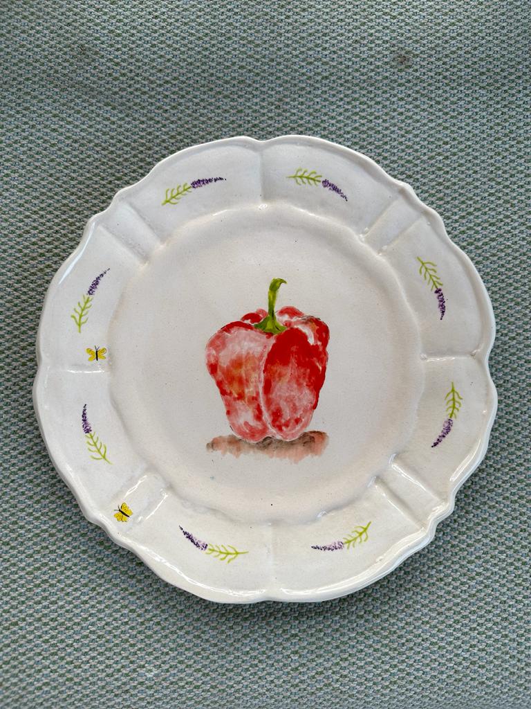 Round salad plate