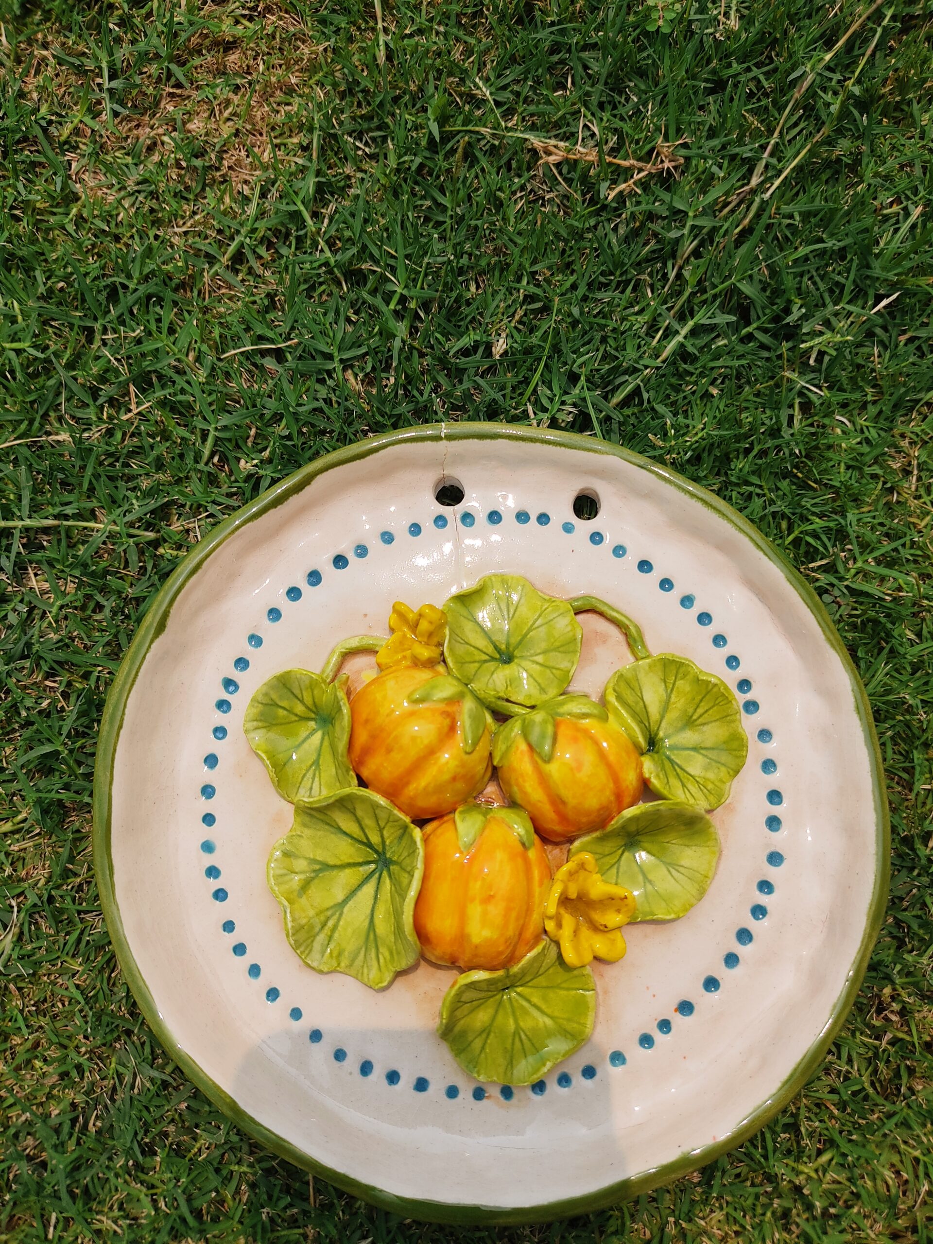 3D Plate (Pumpkin )