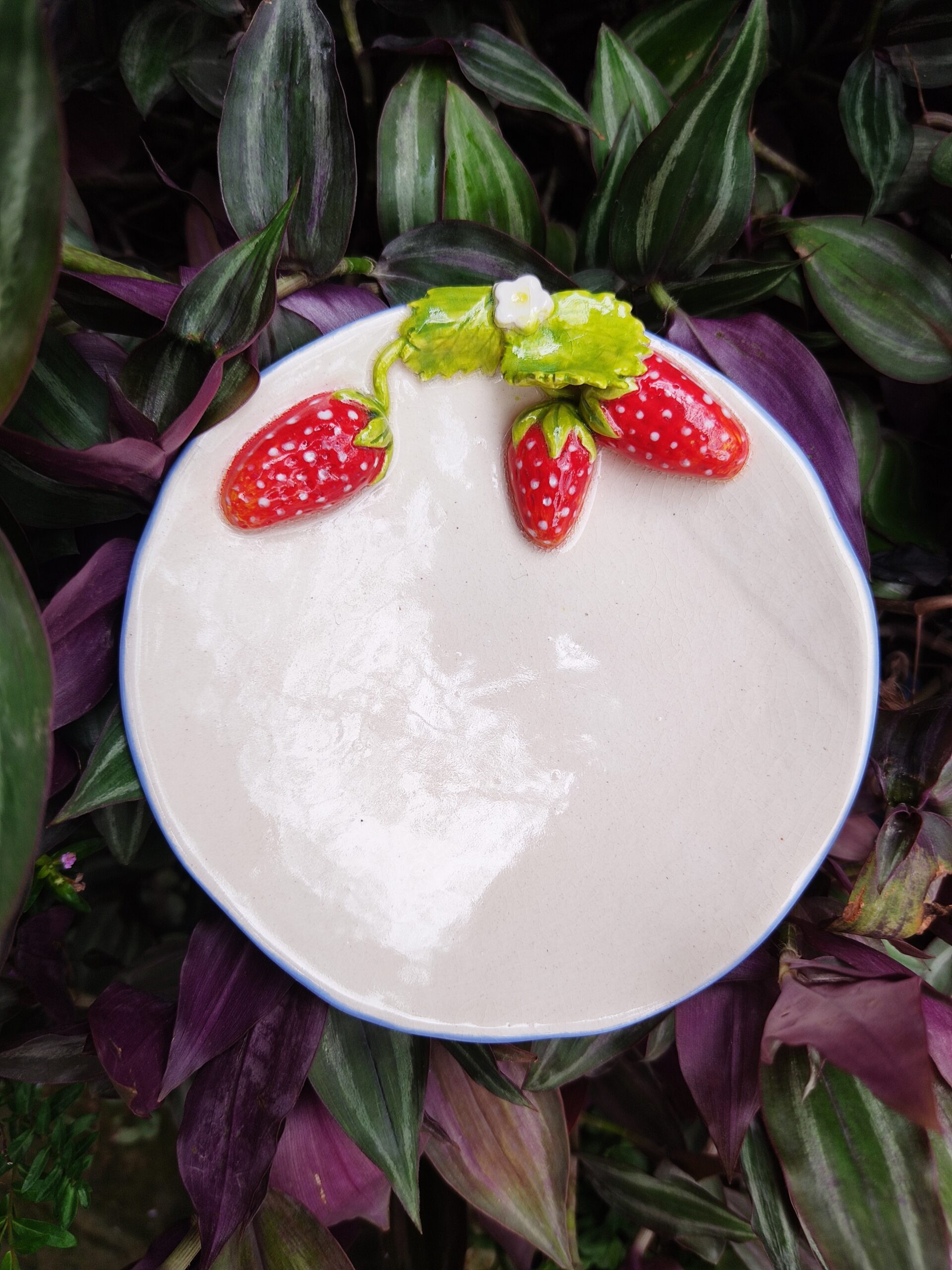 Strawberry plate