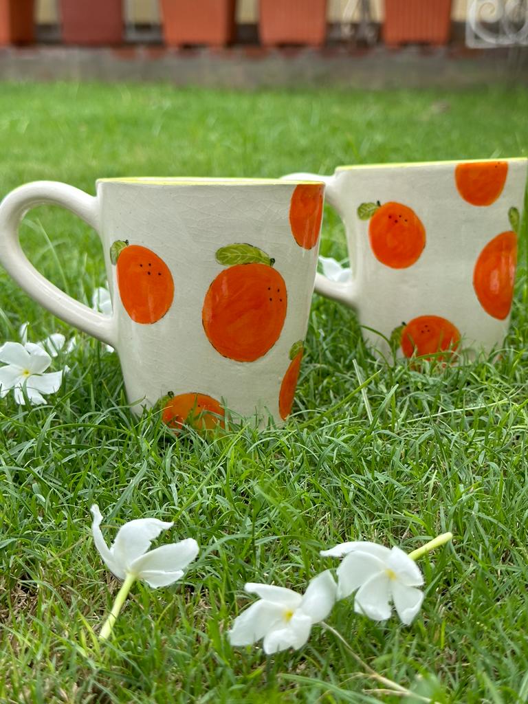Orange cups