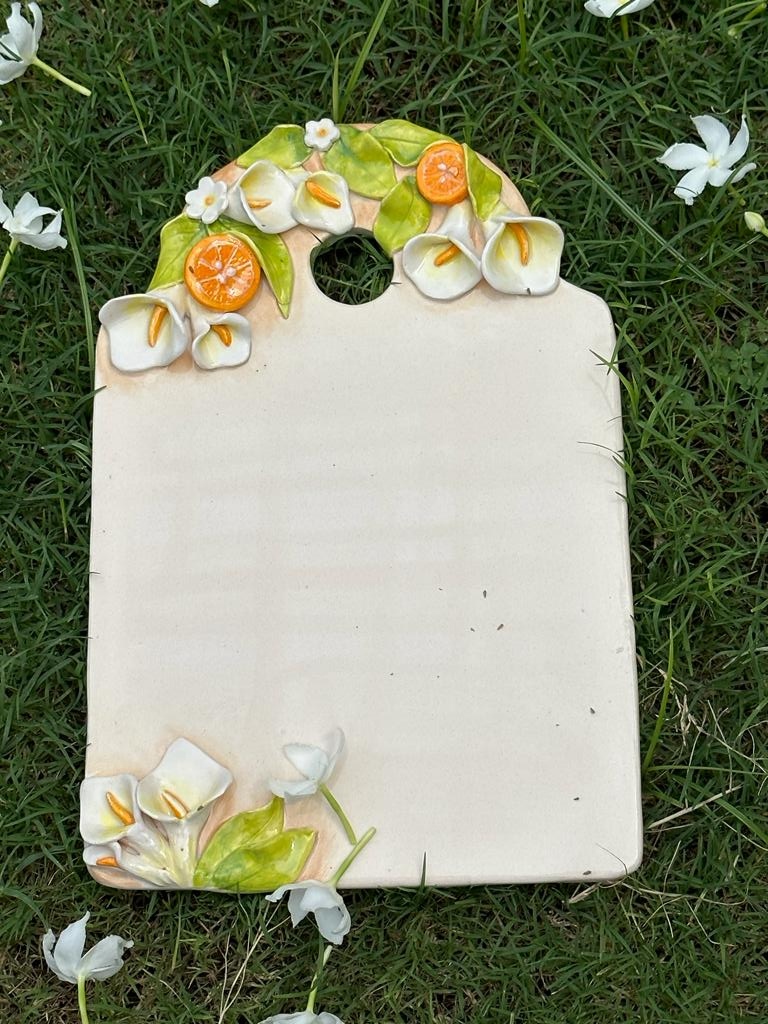 Calla lilly chesse board
