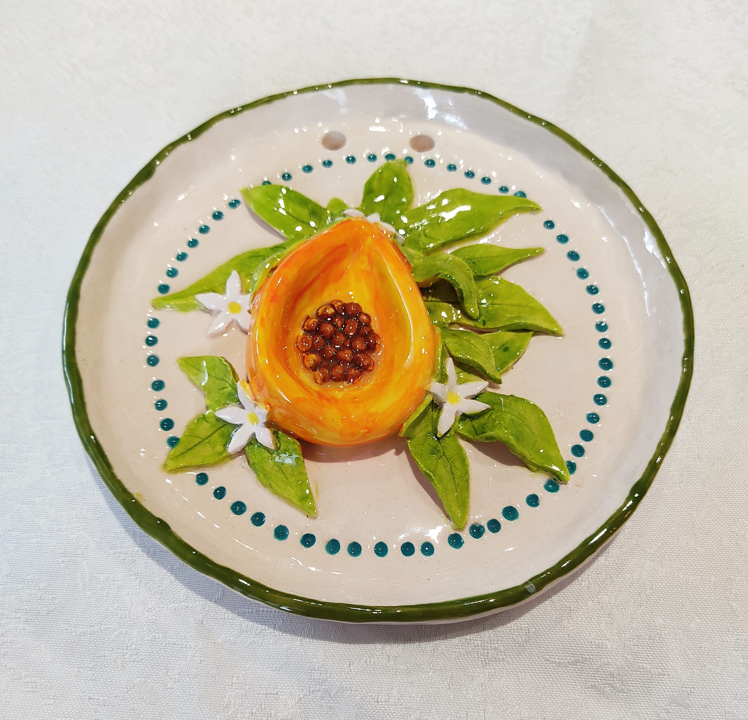 3d Papaya wall hanging