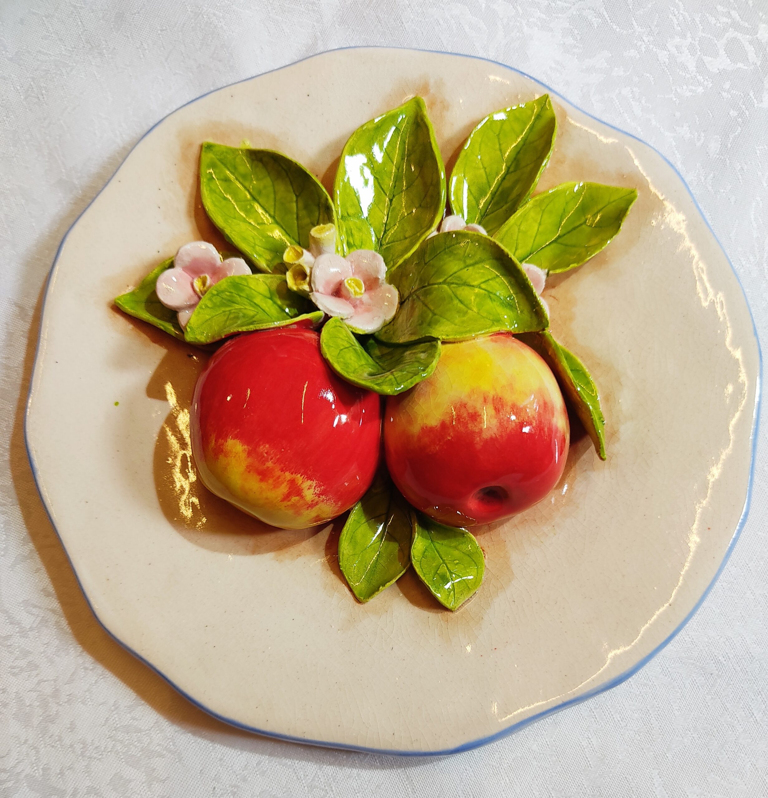 3D Apple Garden plate
