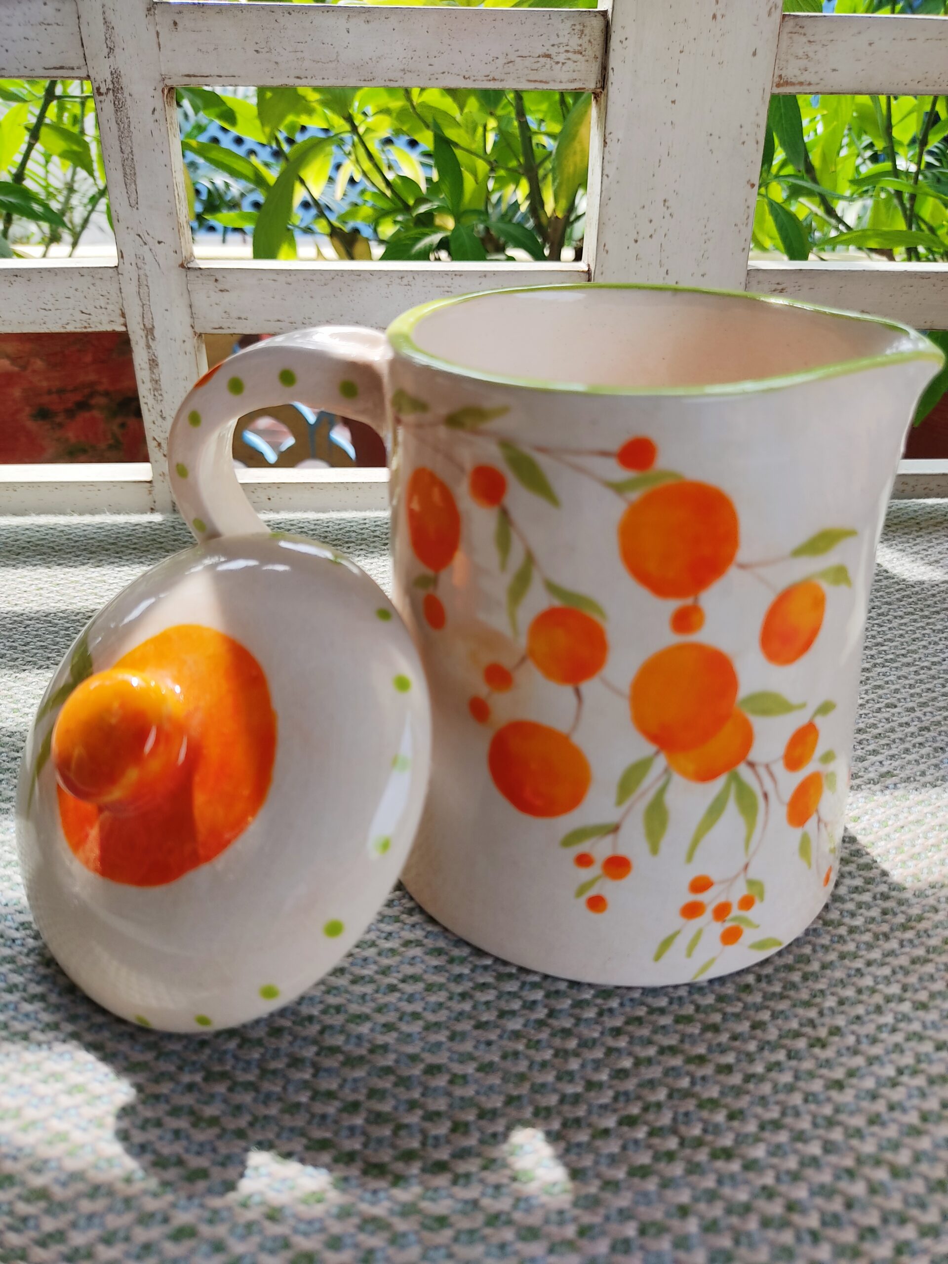 Orange jug