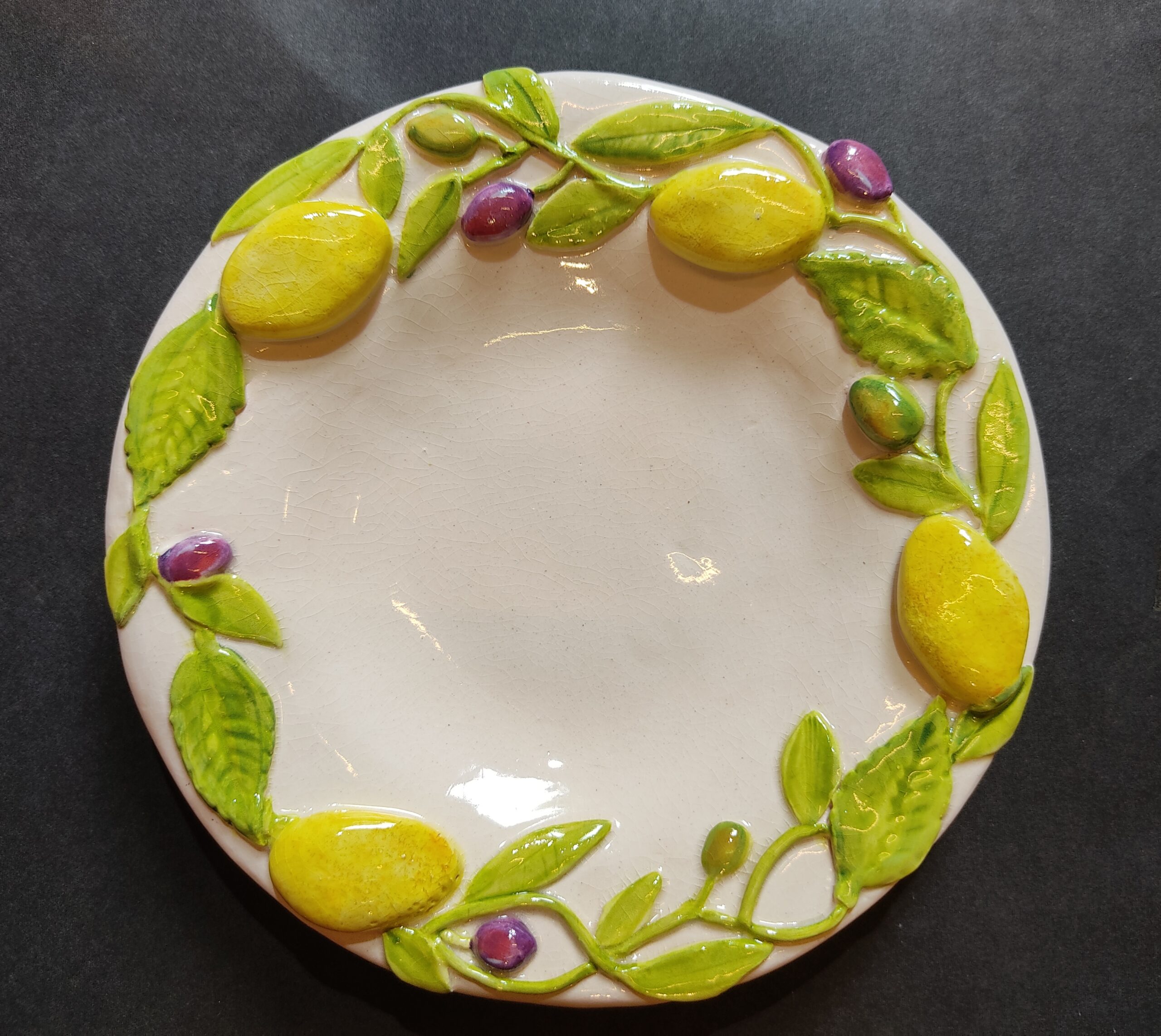 3d Lemon and olive Bowl
