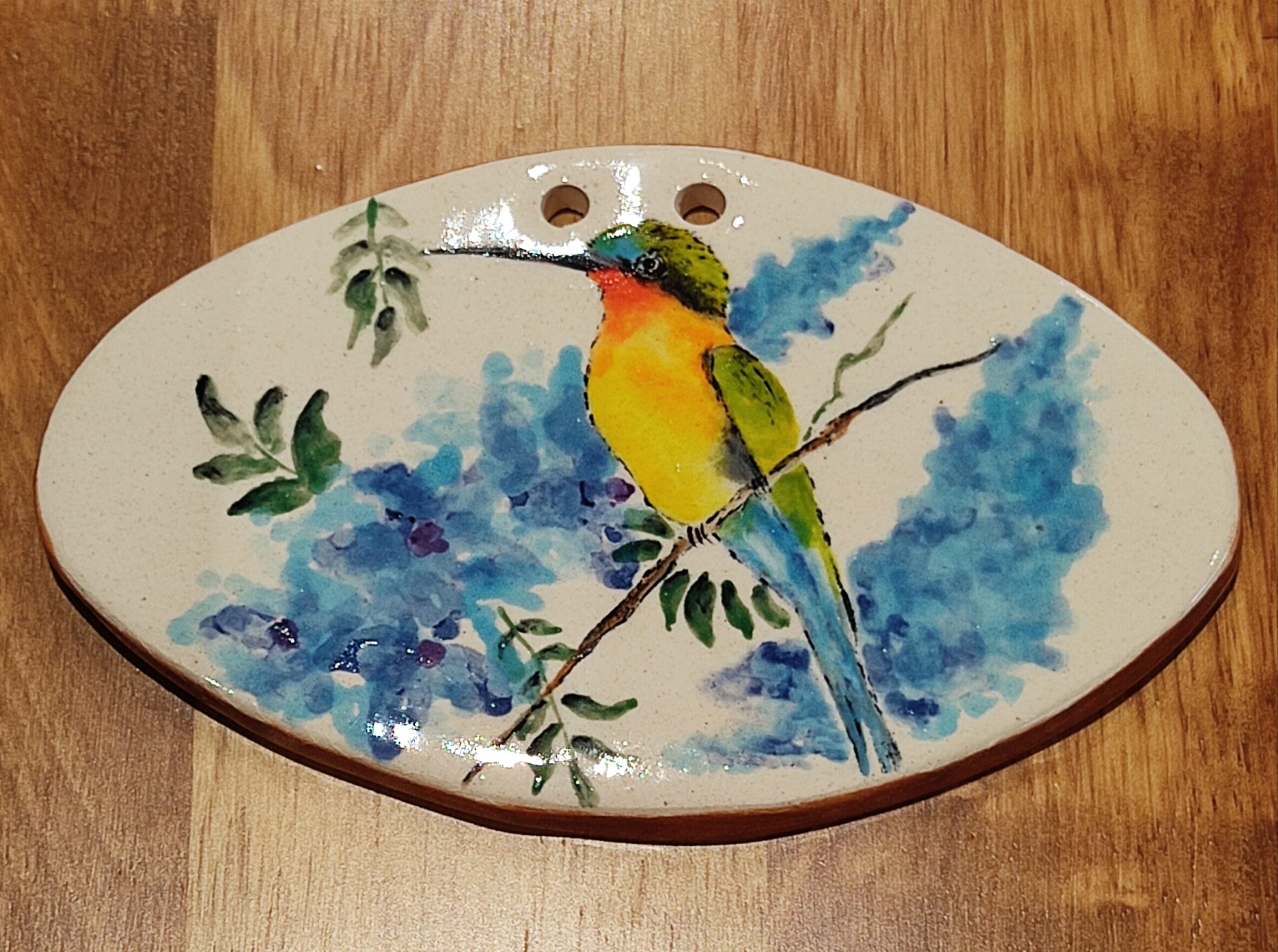 Wall hanging (yellow bird)