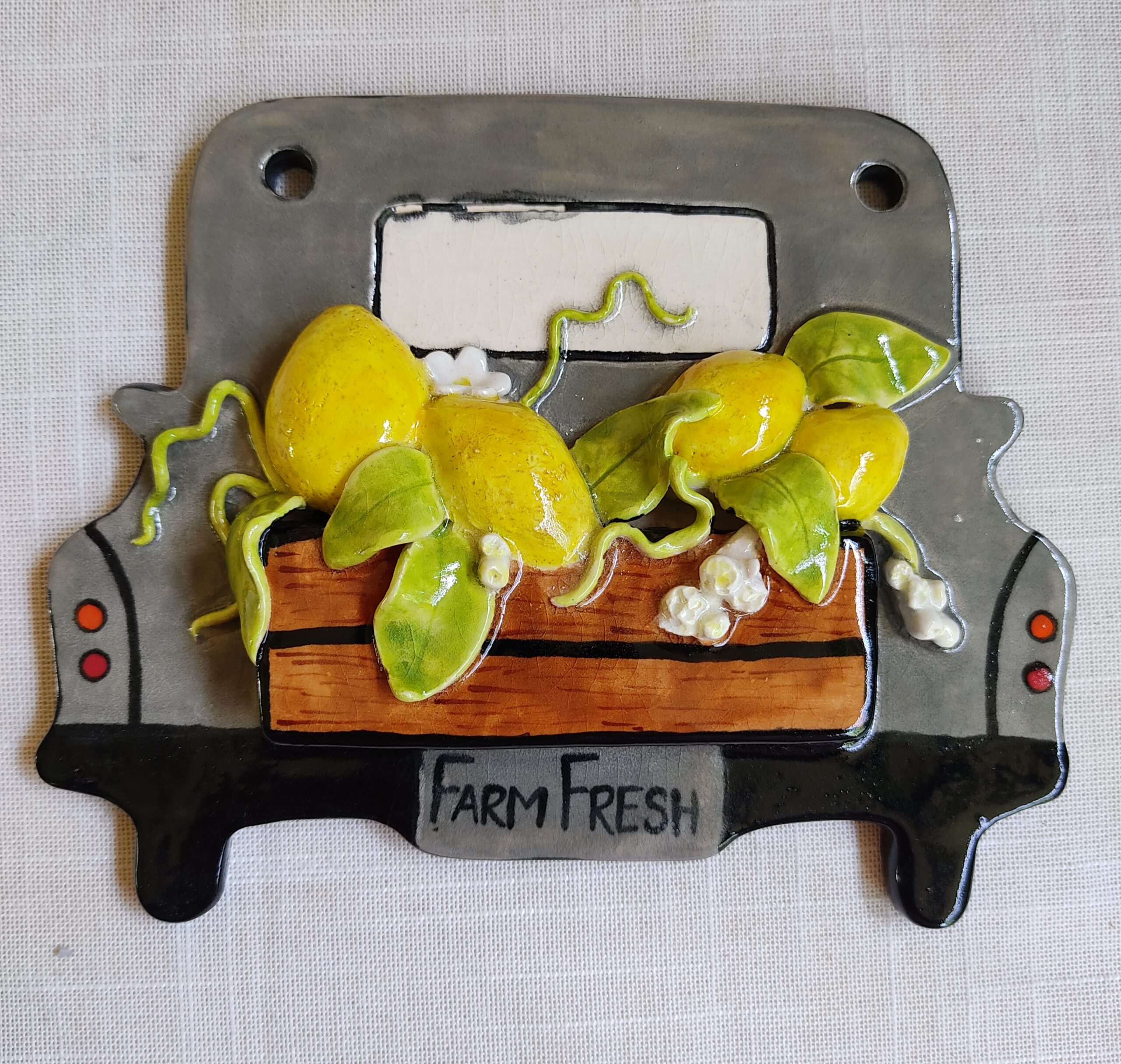 Lemon car (wall hanging)