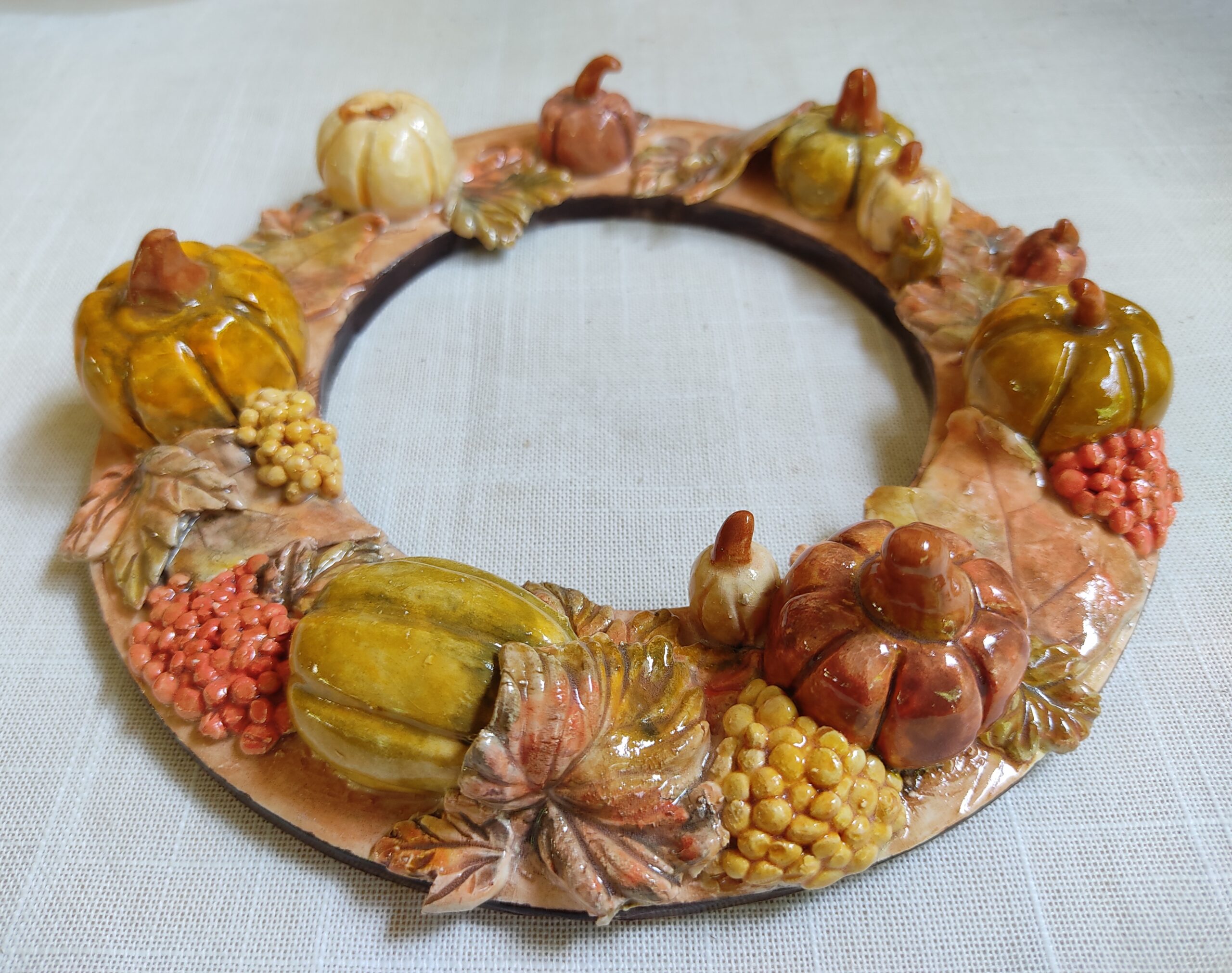 Small pumpkin wreath