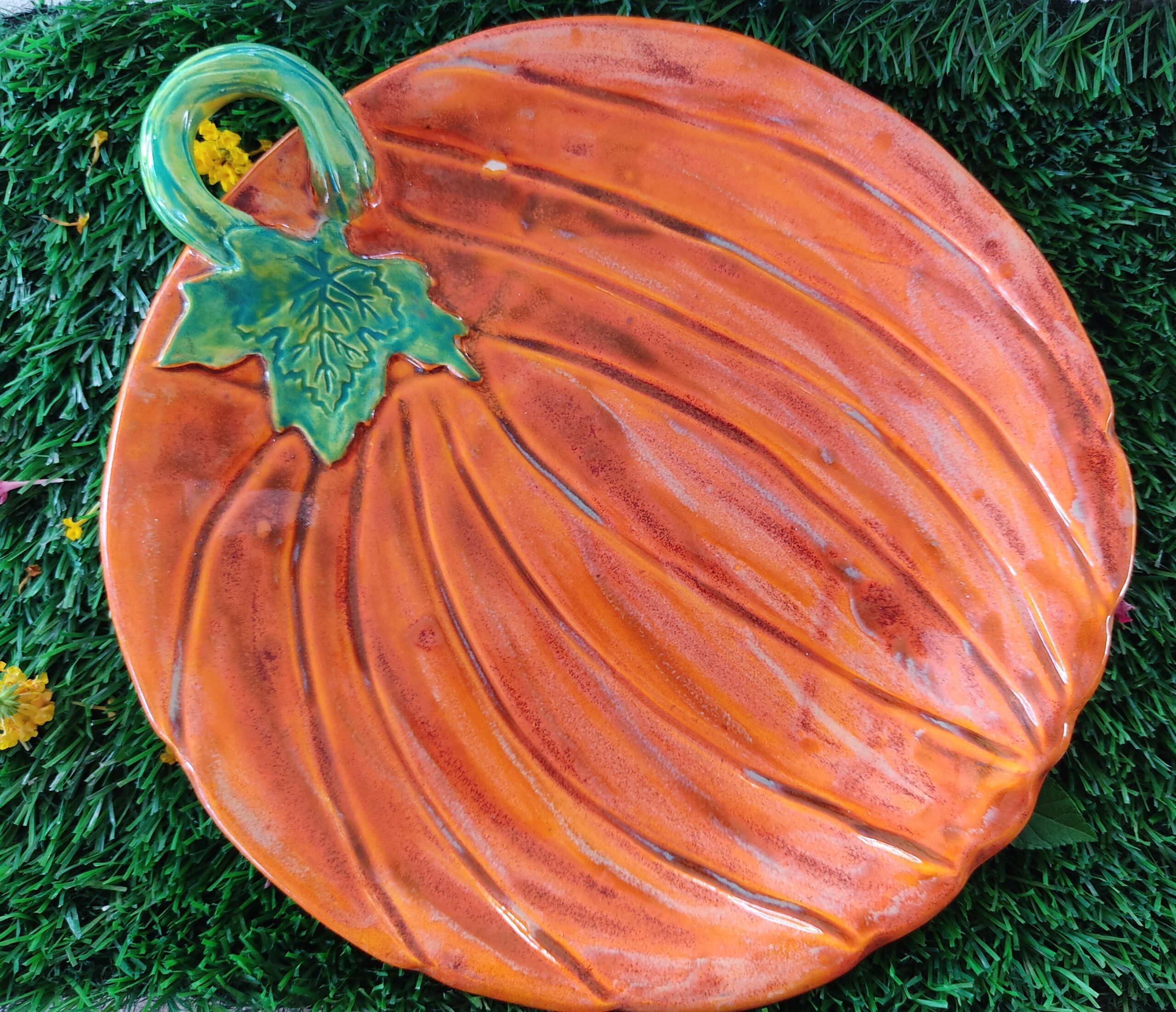 Big pumpkin platter