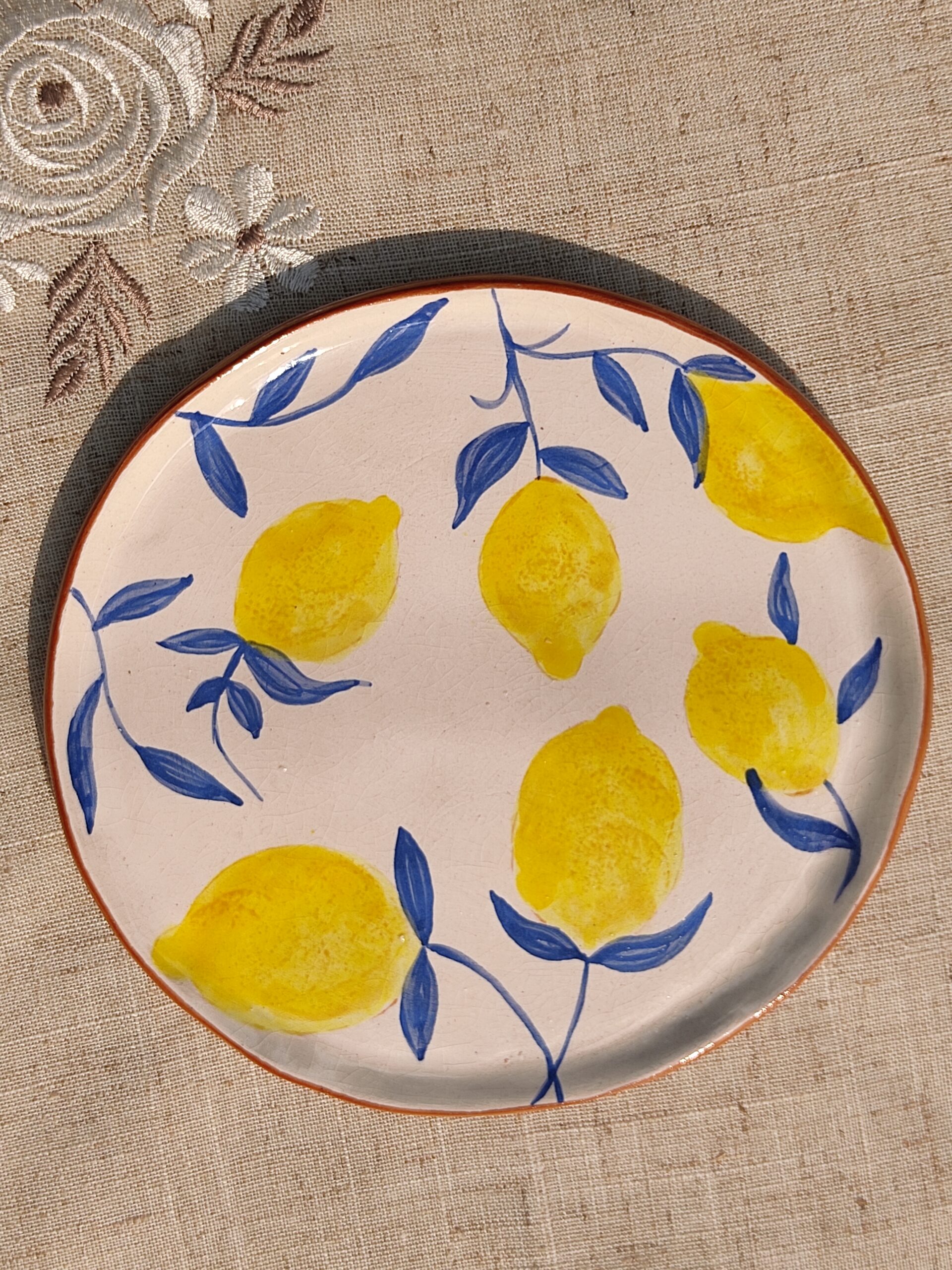 Big lemon plate(round)
