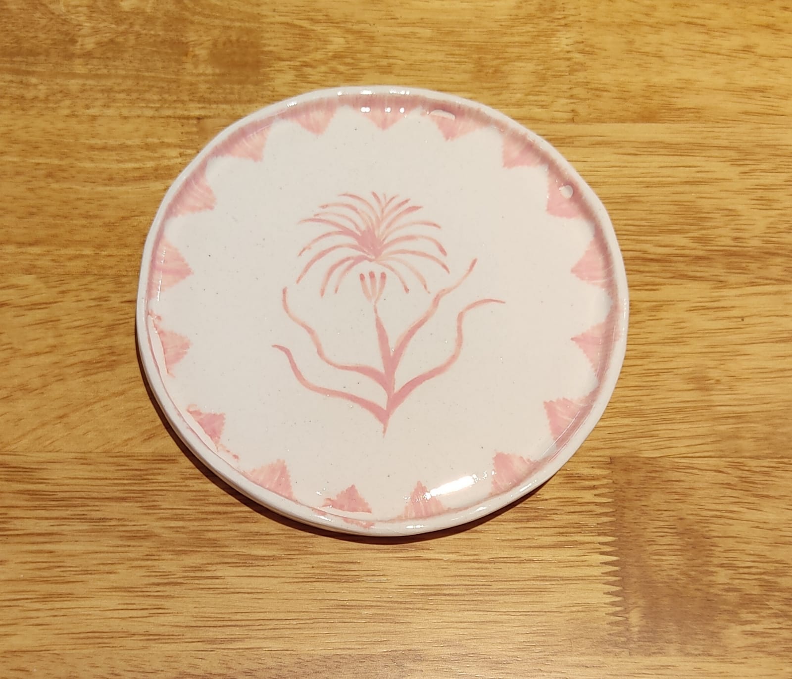 Pink plate