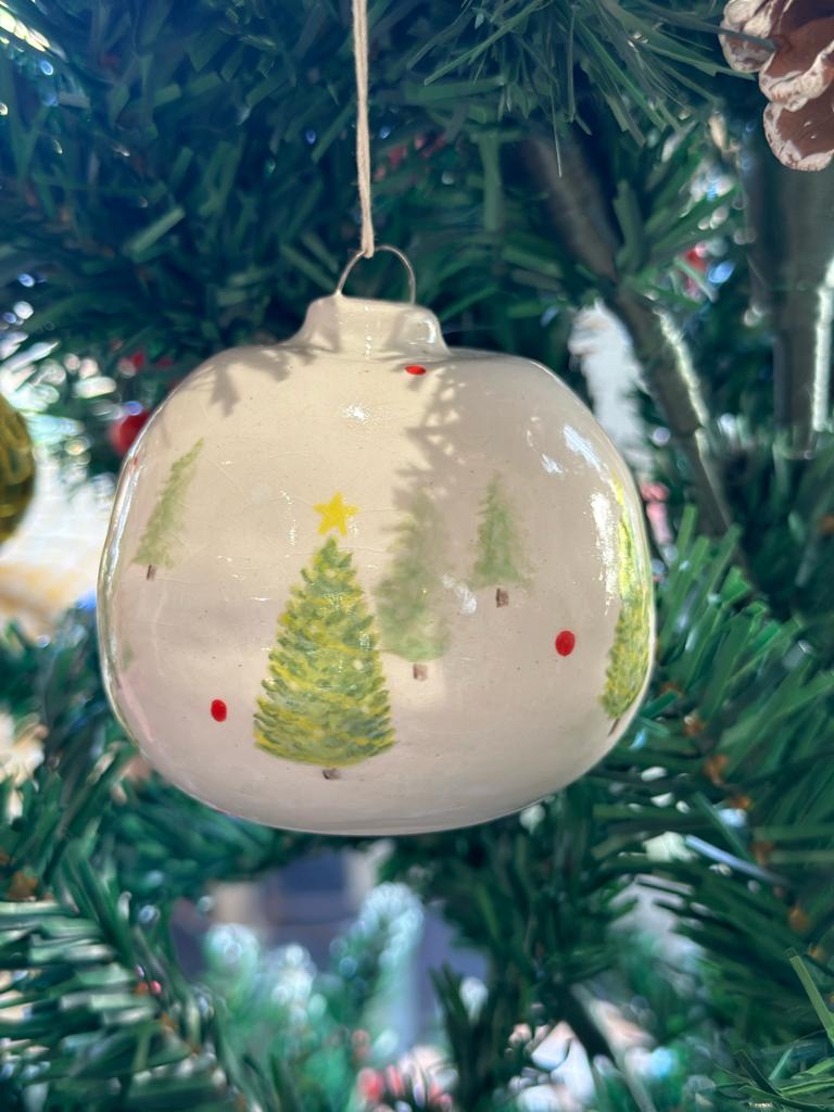 Ball hanging(trees)