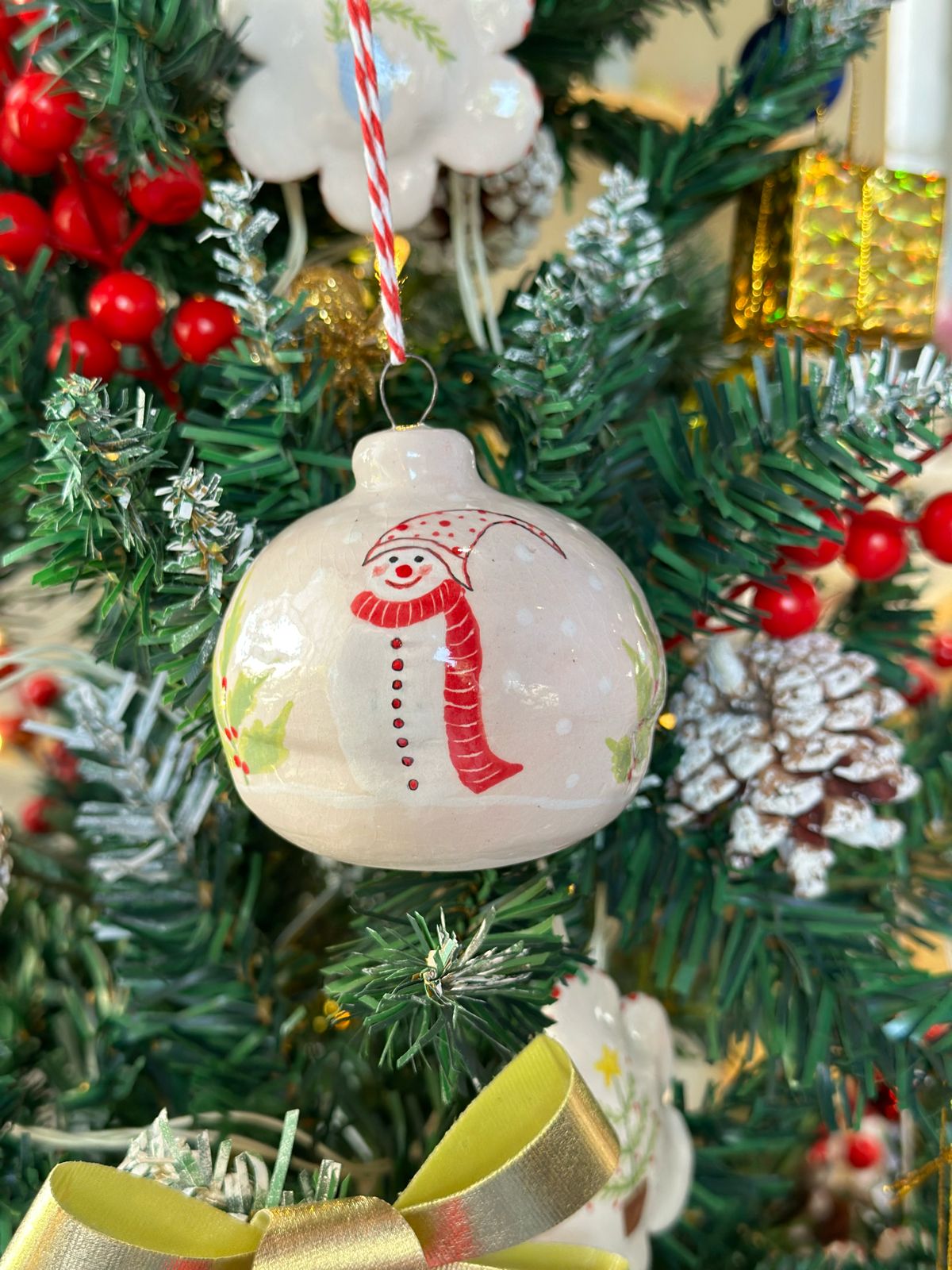 Ball hanging (snowman)