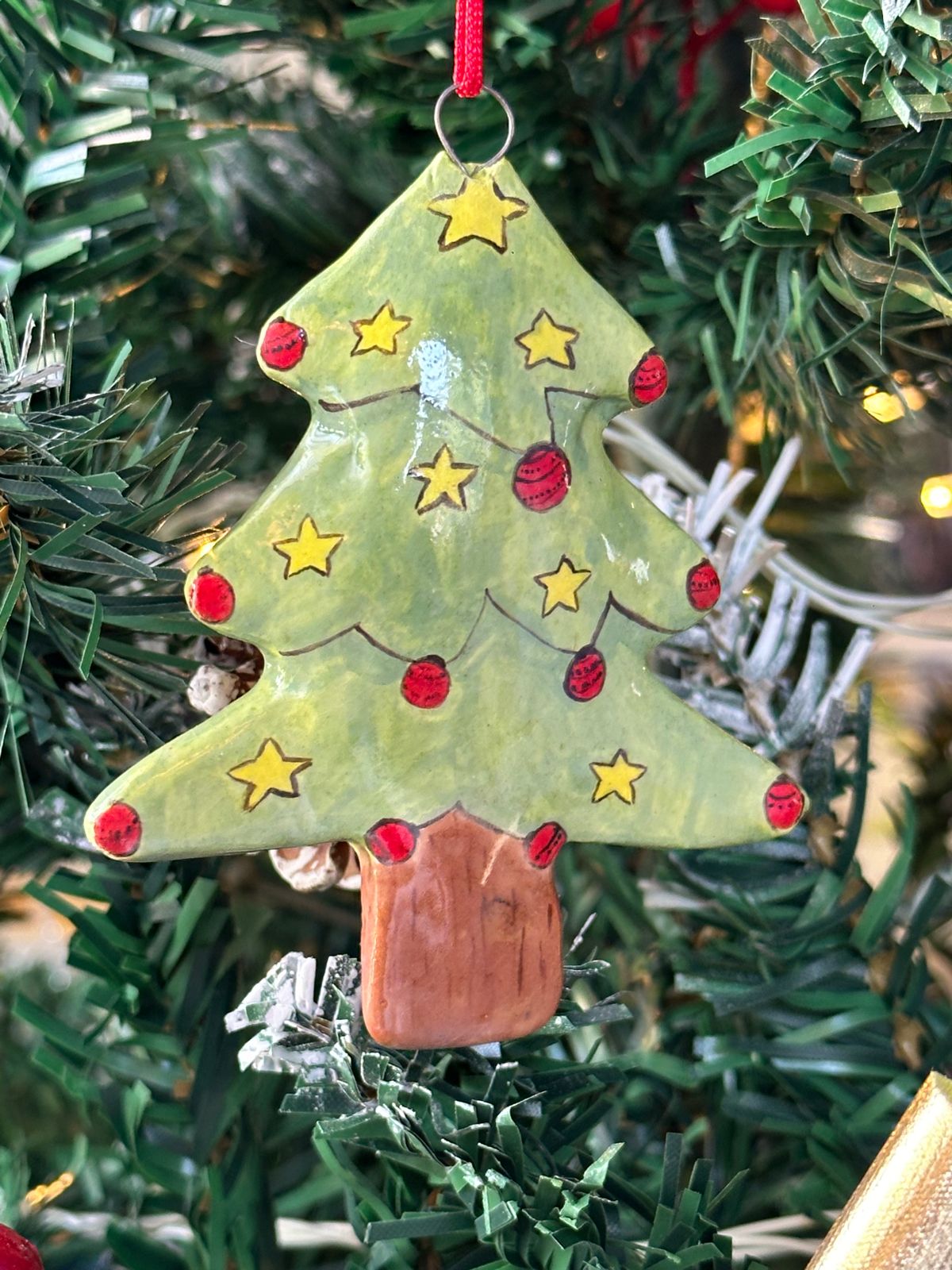 Christmas tree hanging