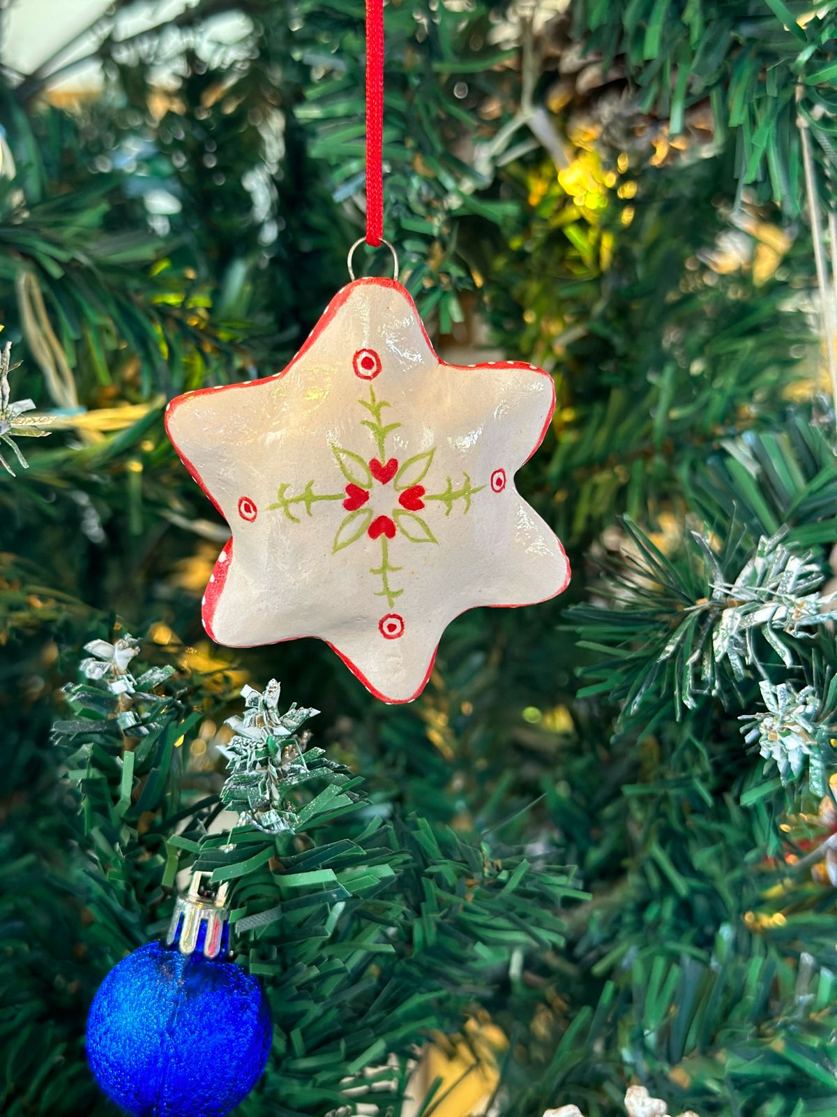 Star hanging(red flowers)