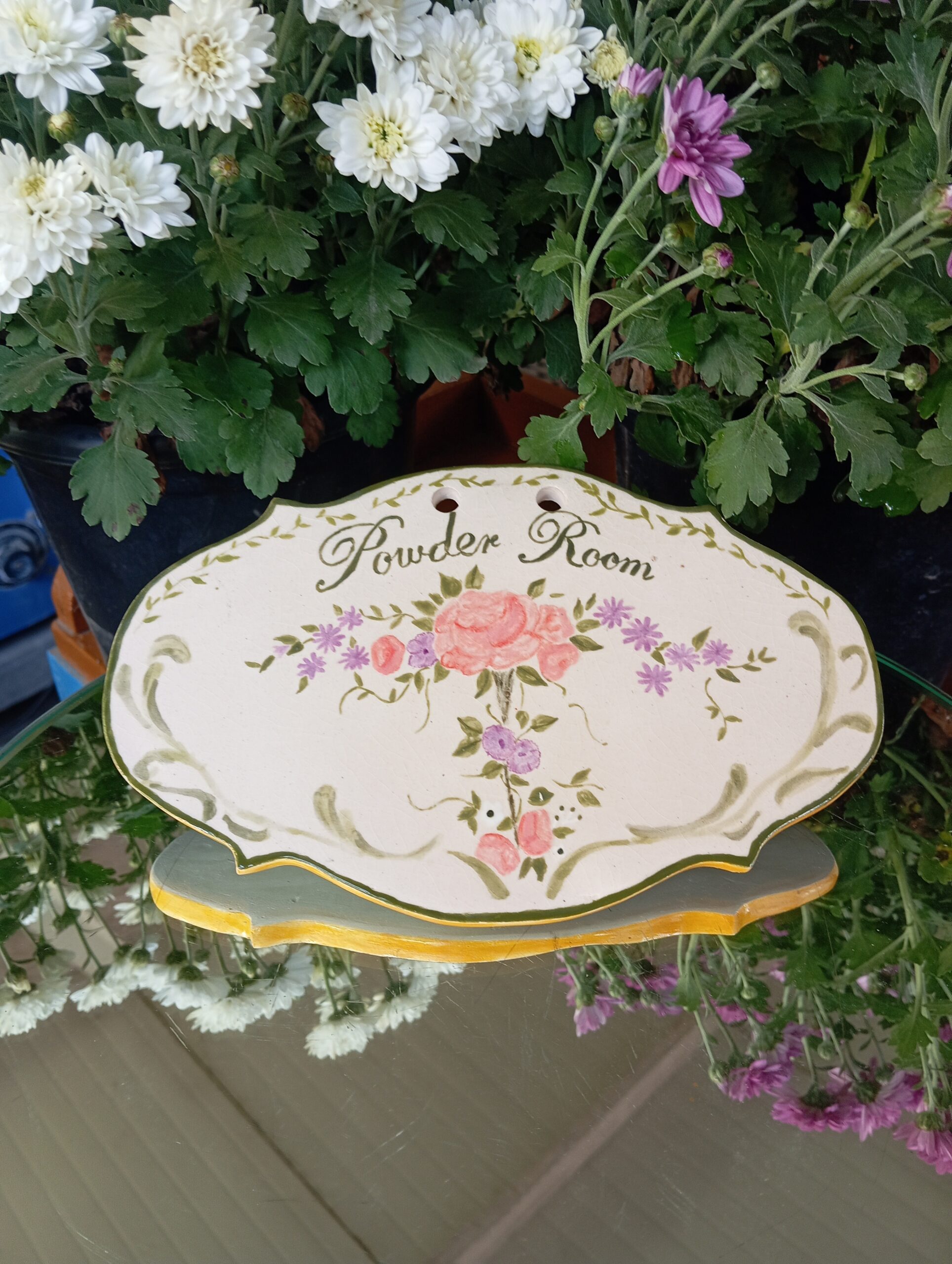 Wall hanging (powder room)