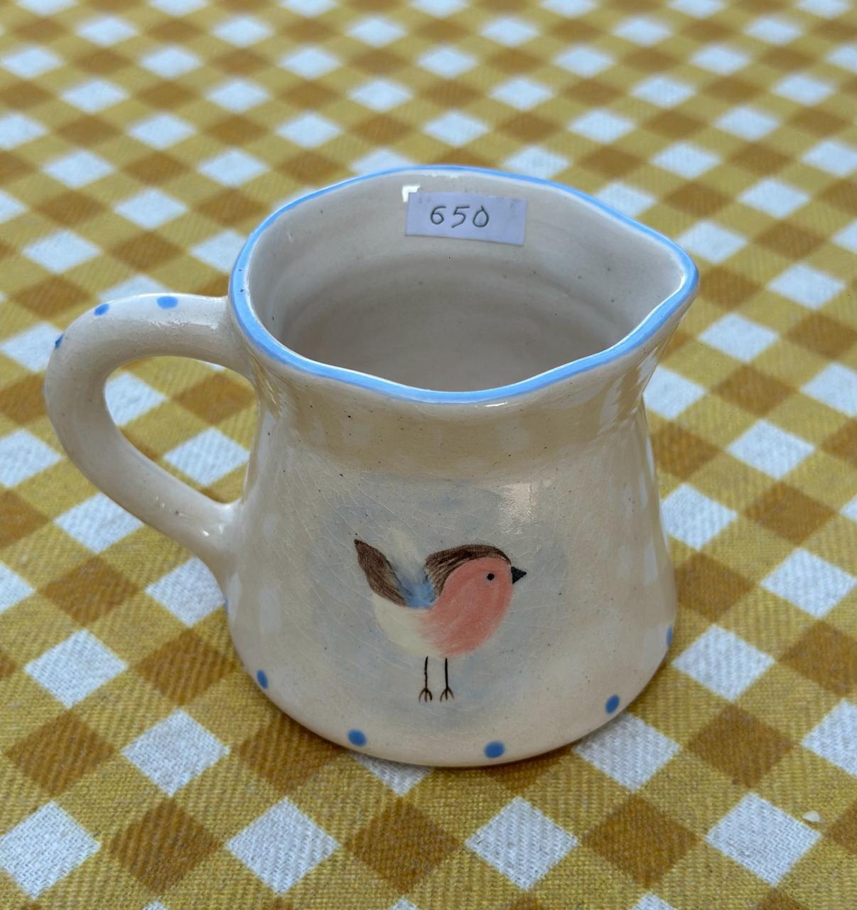 Small jug (pink bird)