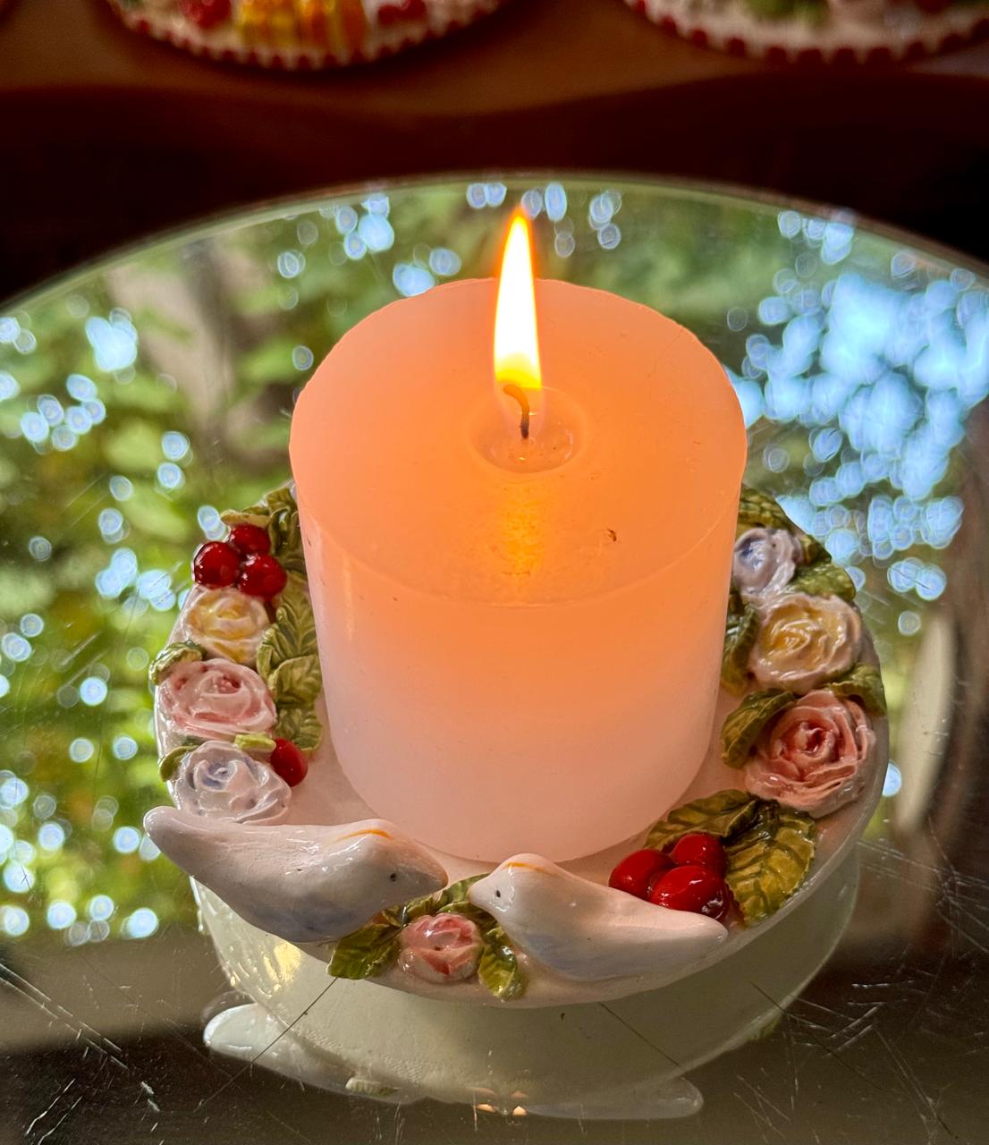 Bird candle holder(medium)
