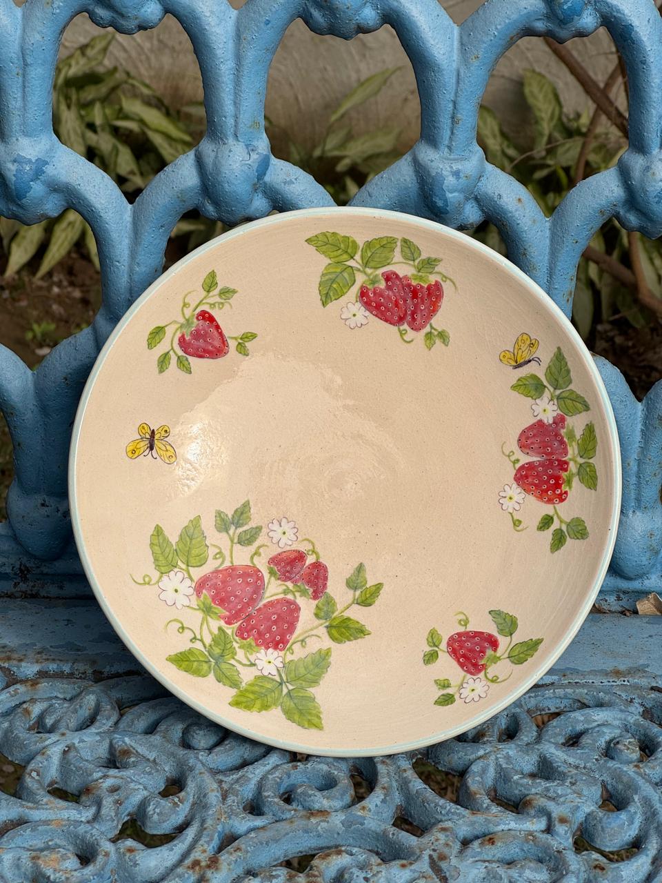 Strawberry pasta bowl