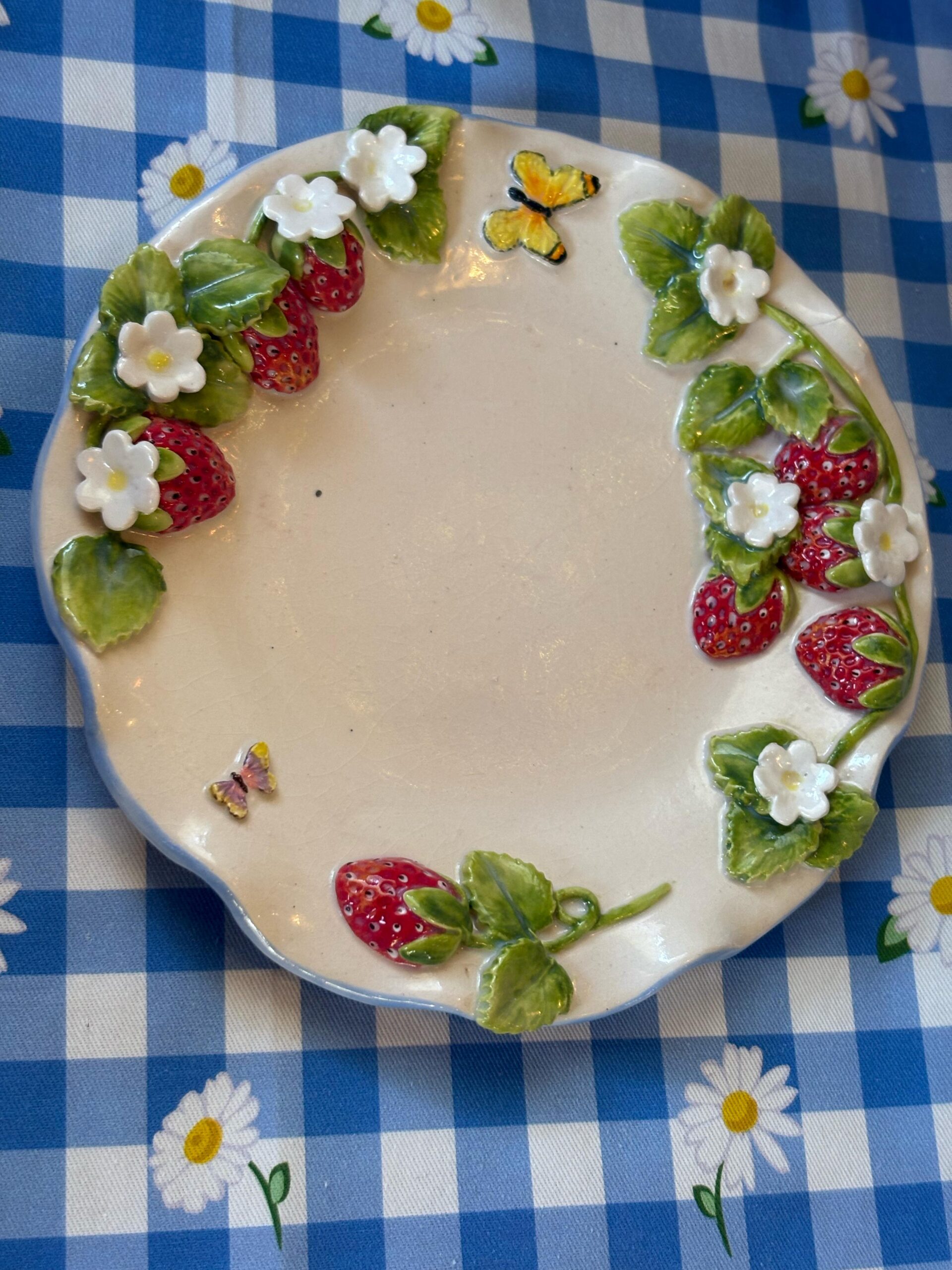 Strawberry plate small