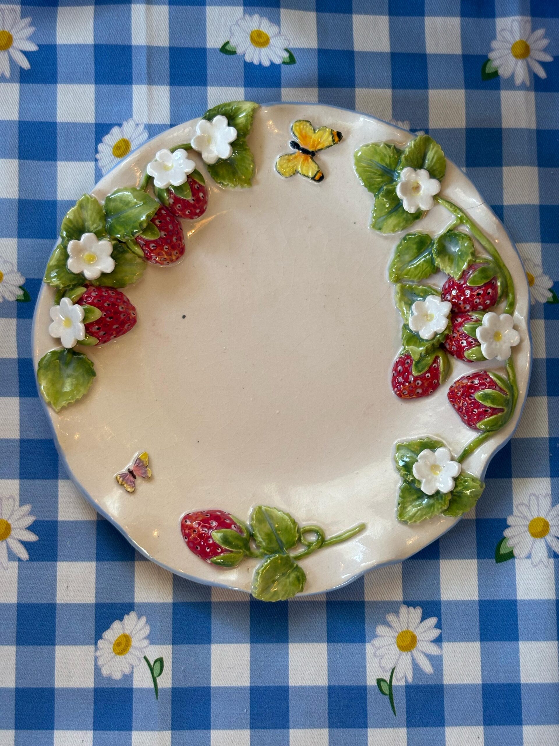 Strawberry plate