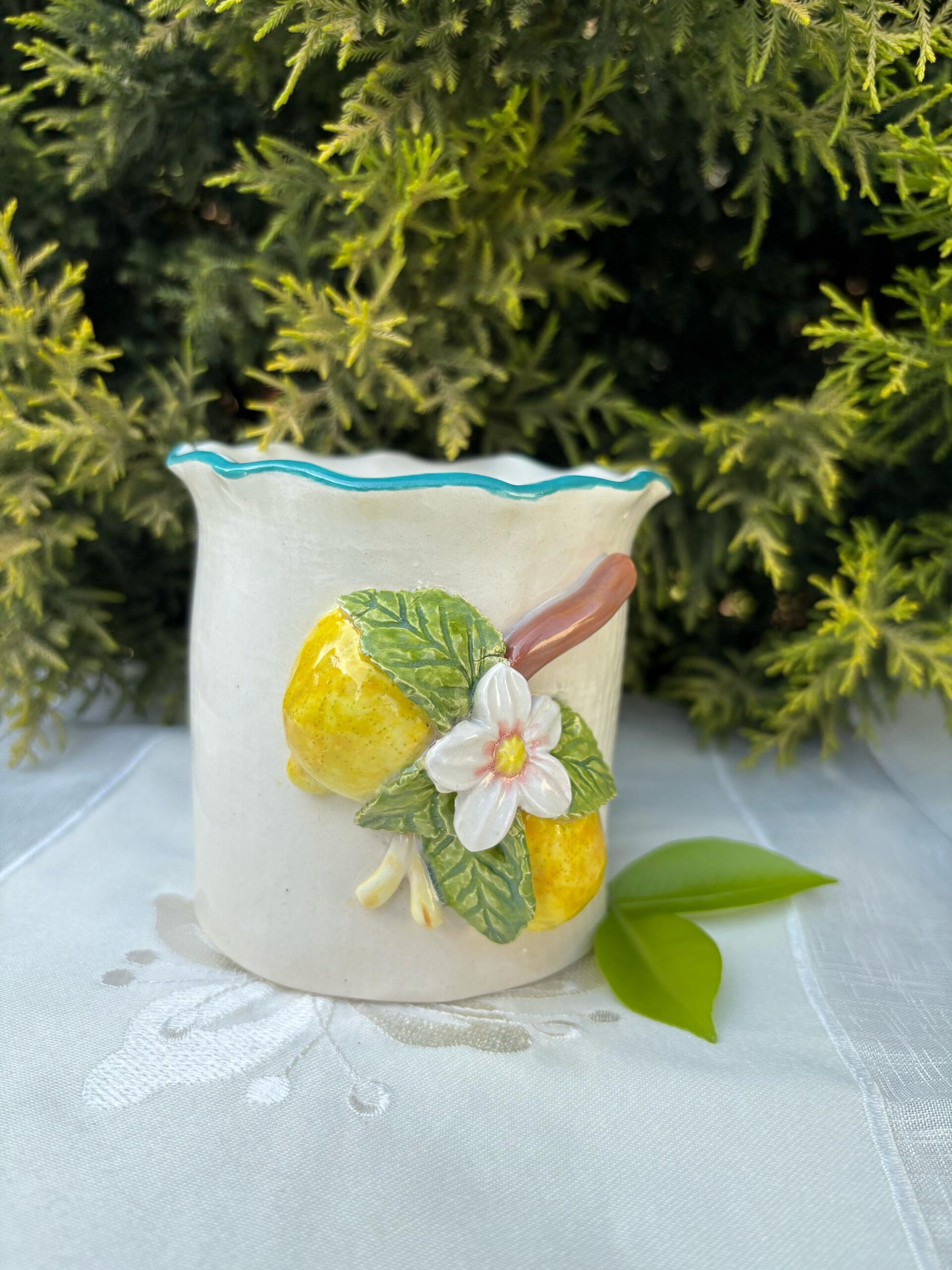 Lemon flower vase 🍋