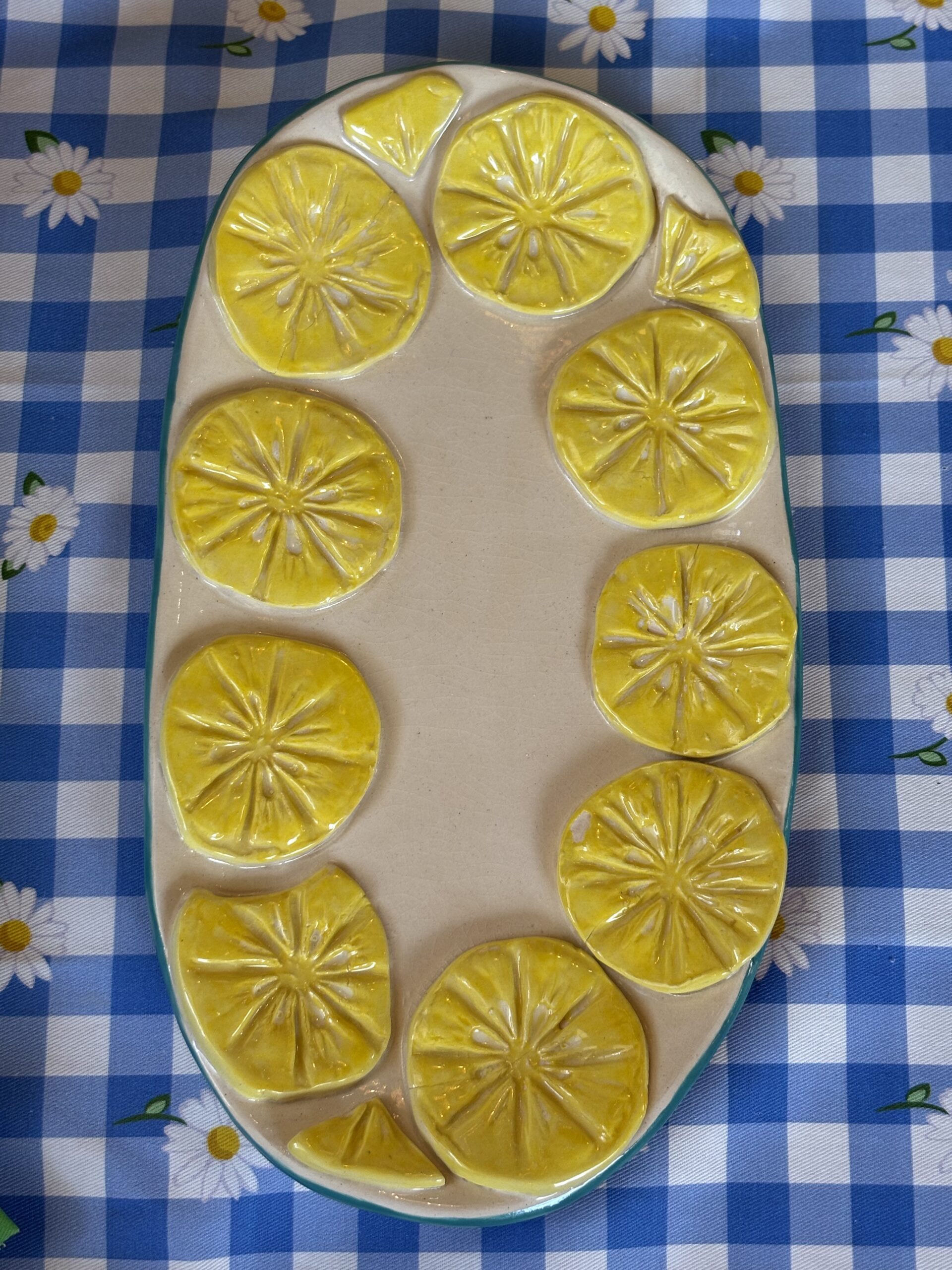 Lemon plate (oval)