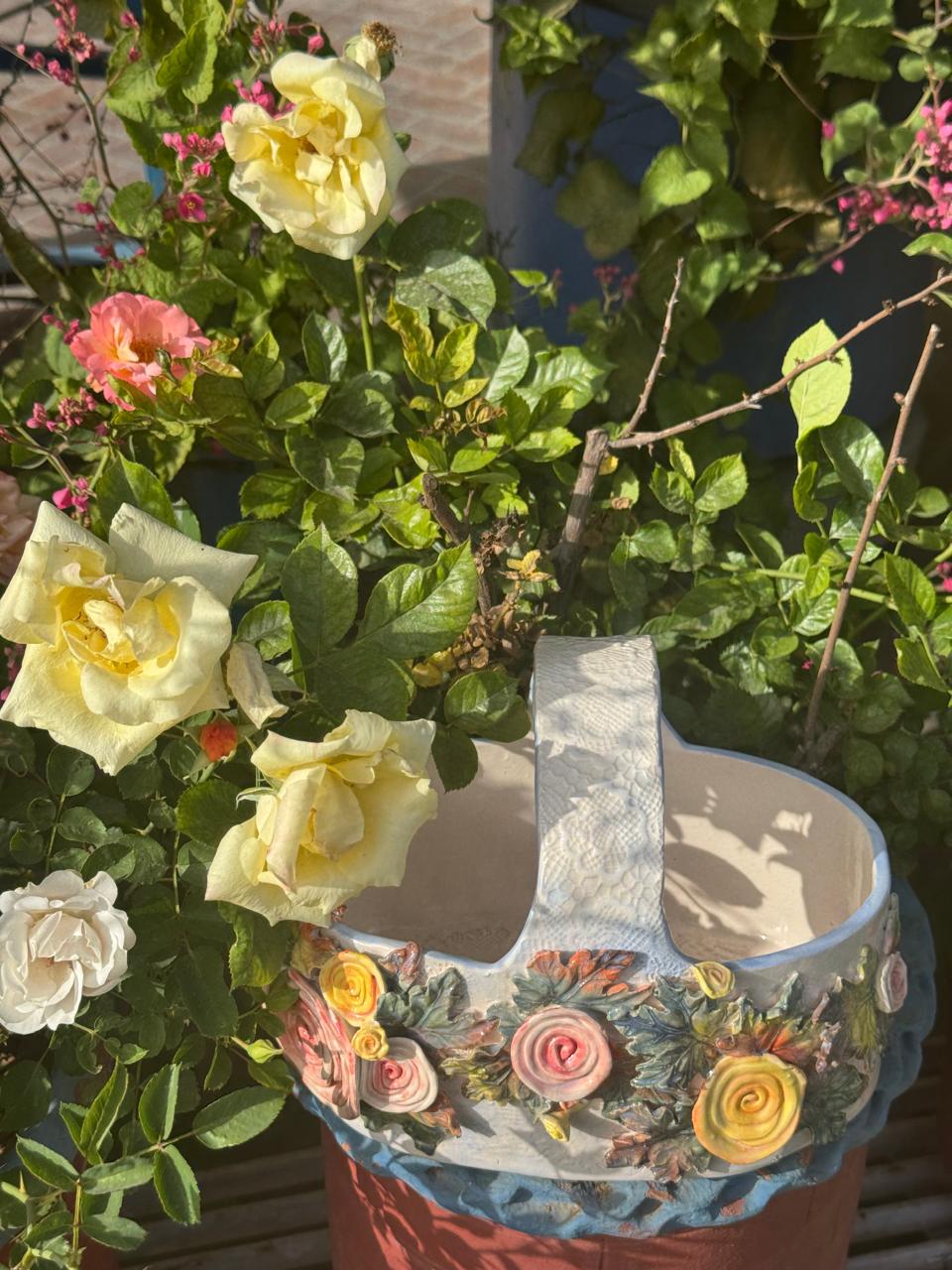 3D Rose Basket