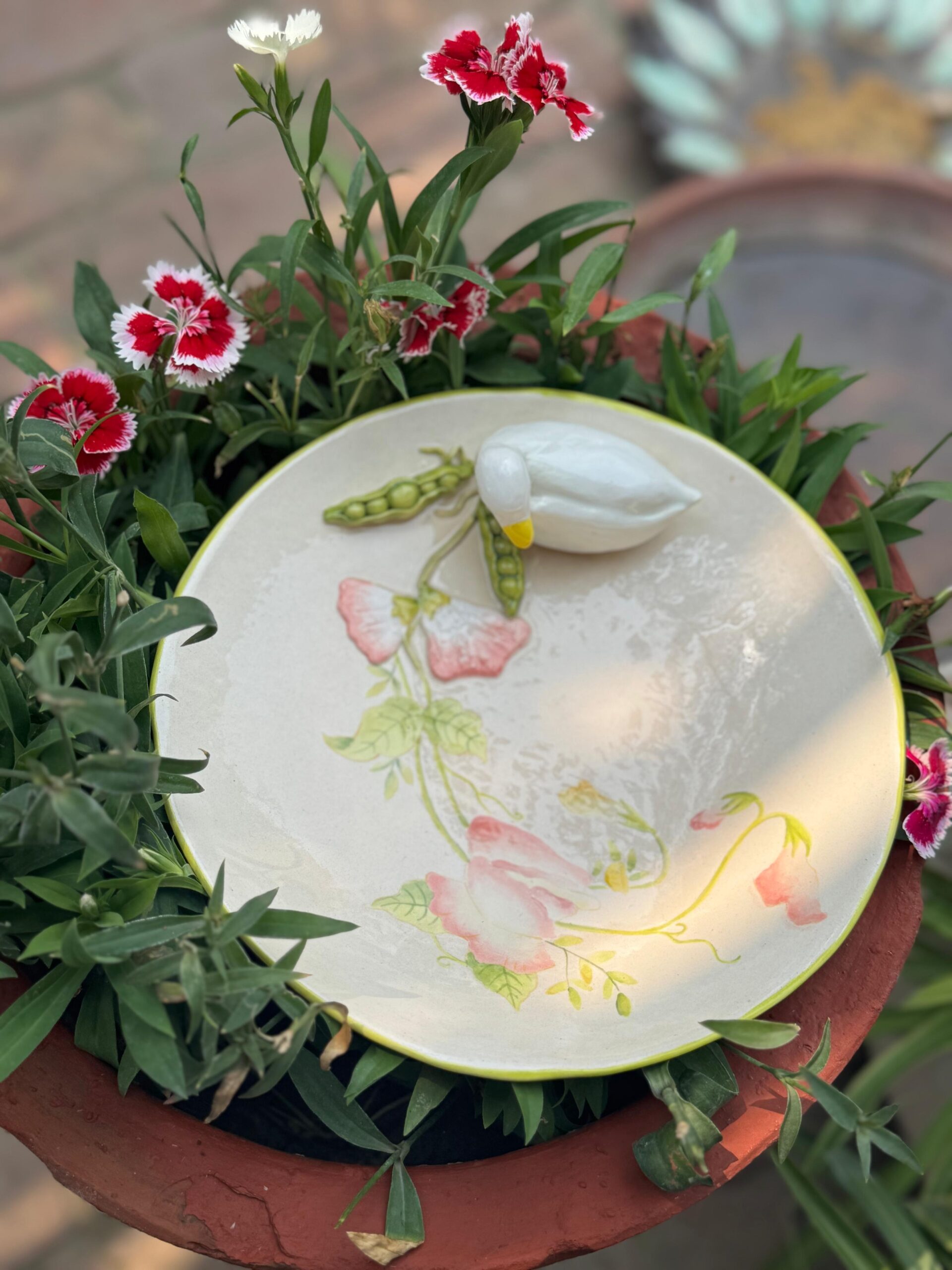 Peas and Duck Platter