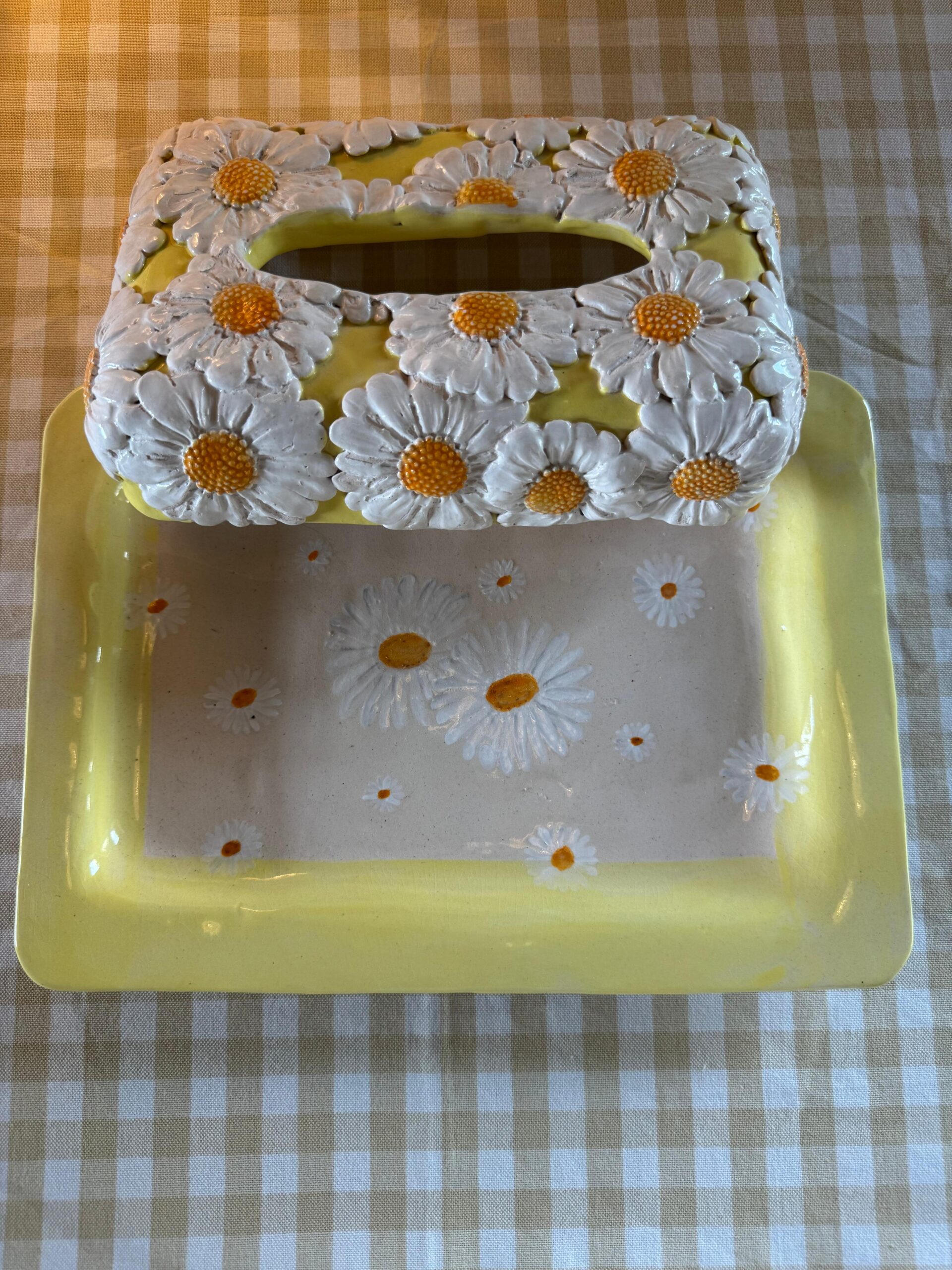 Daisy tissue box
