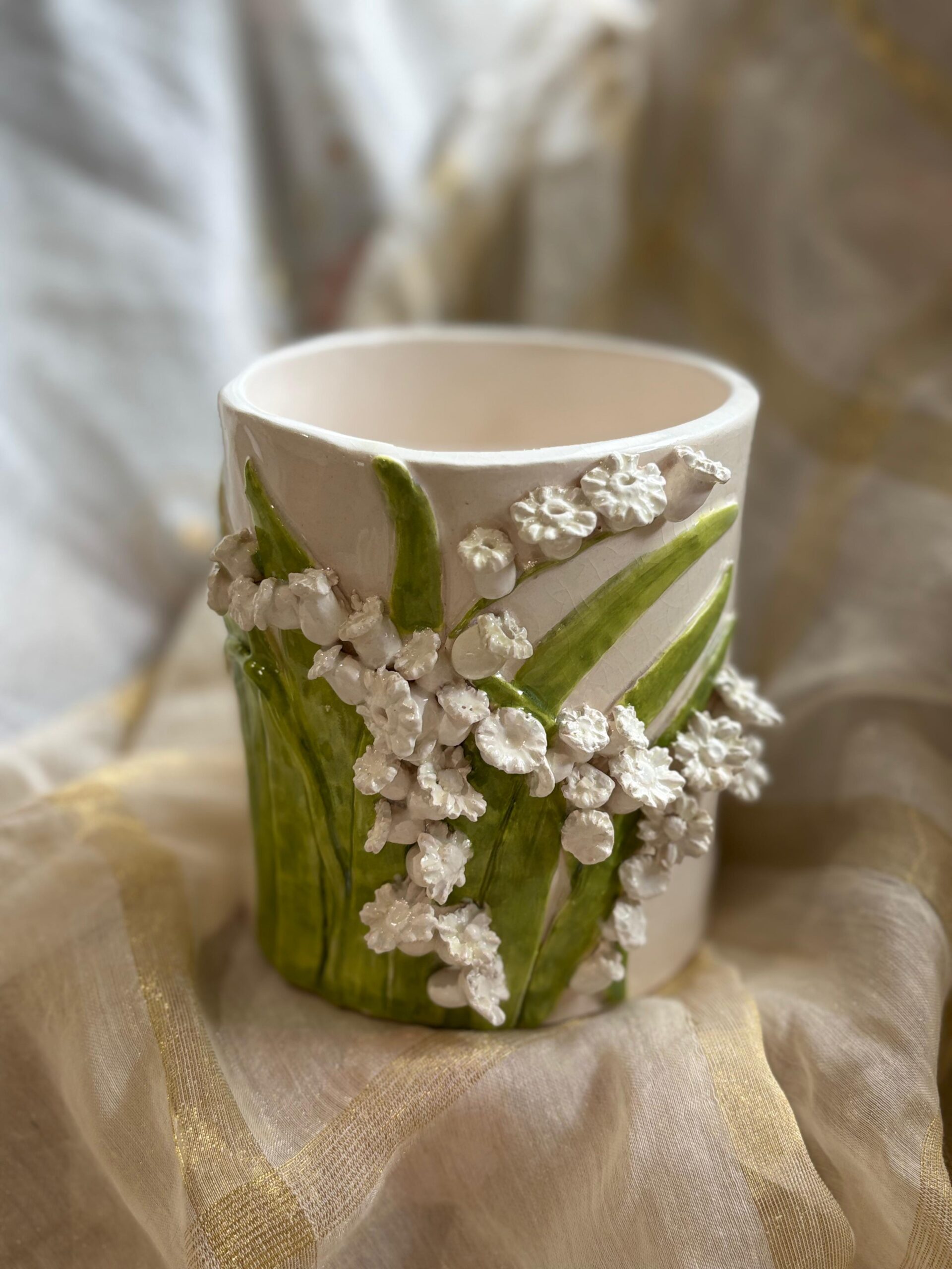 Vase lilly of valley