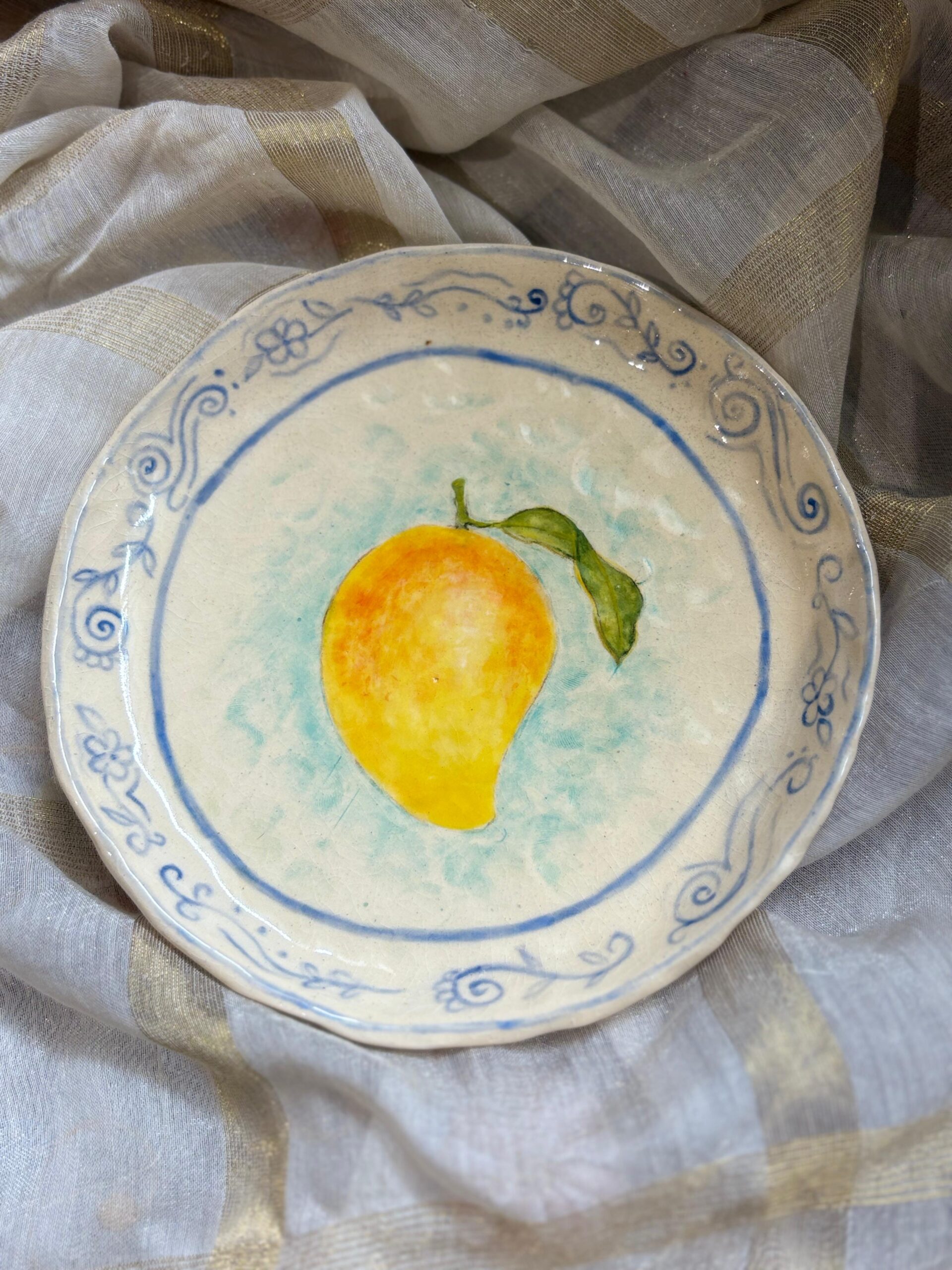 Small mango plate 🥭