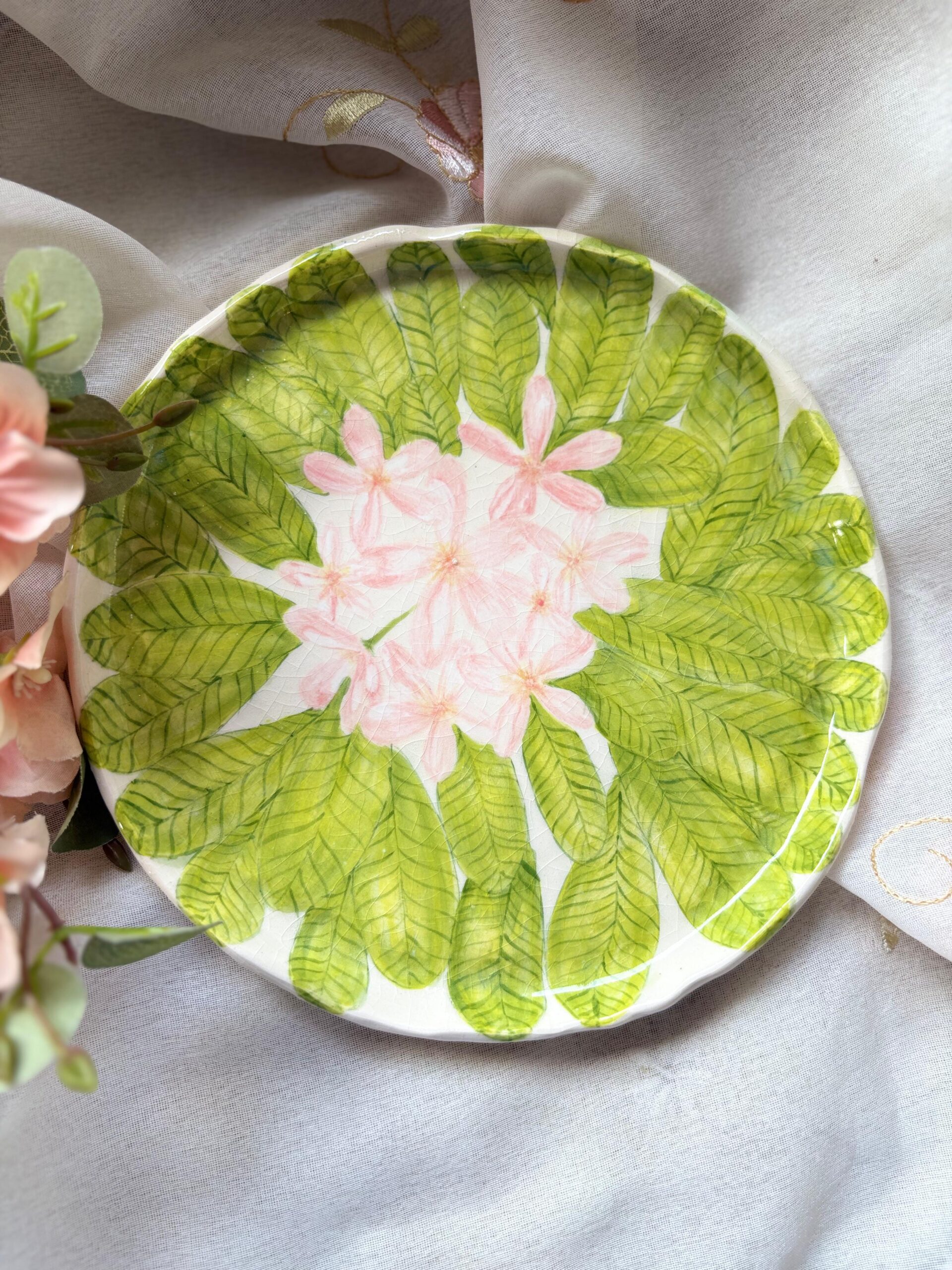 Frangipani platter