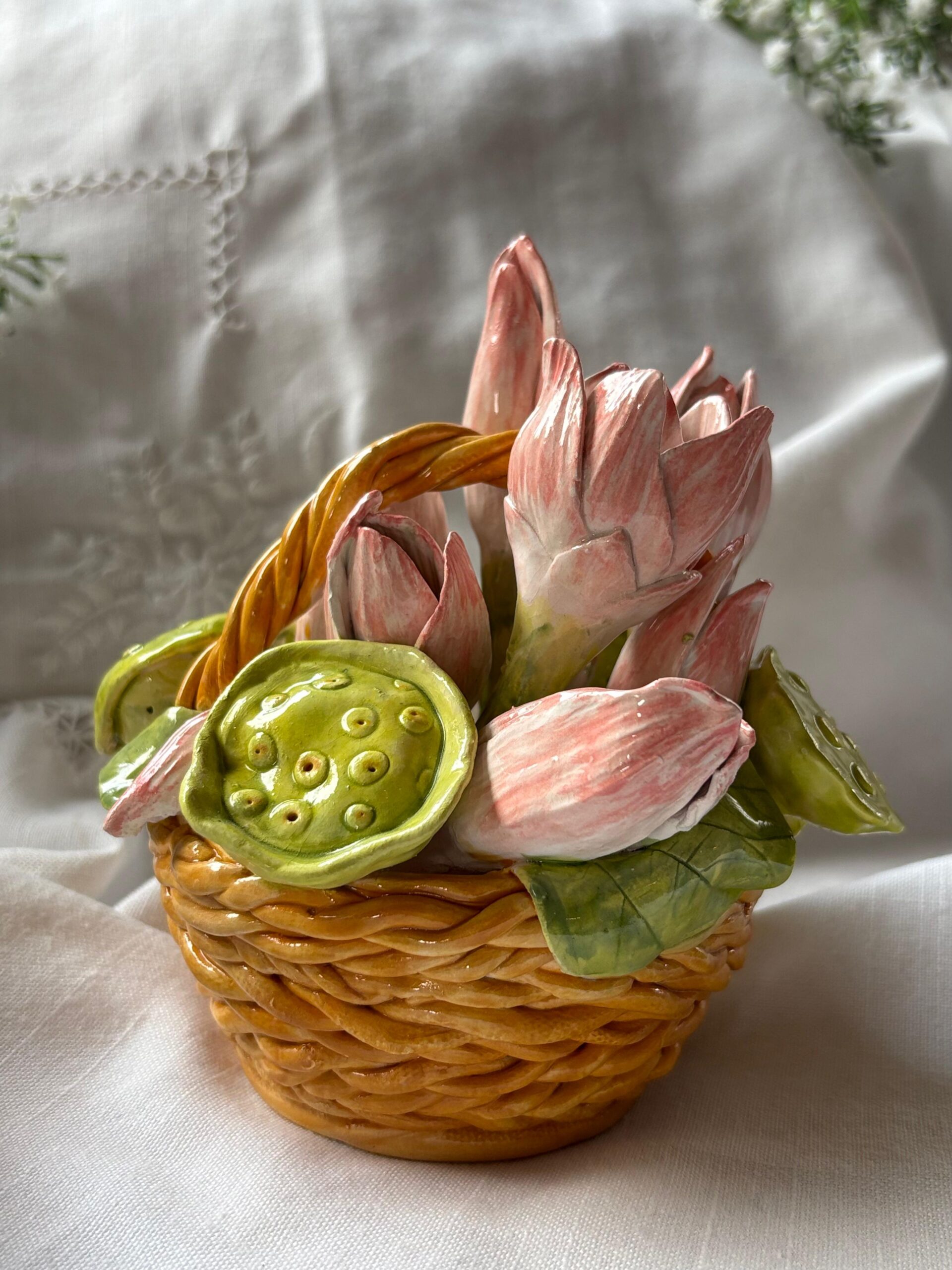 Beautiful lotus 🪷 Basket