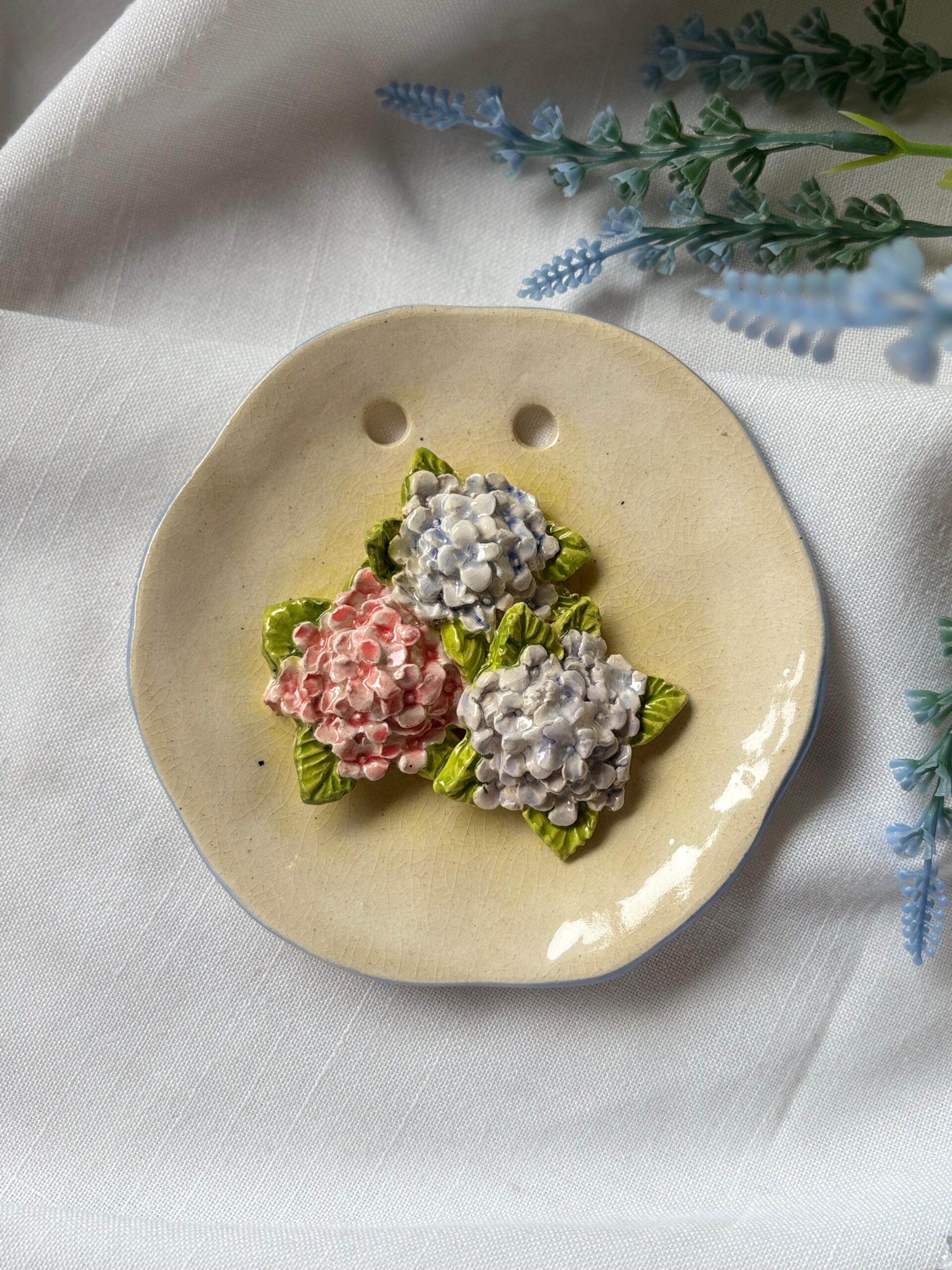 Small 3D flower wall hanging