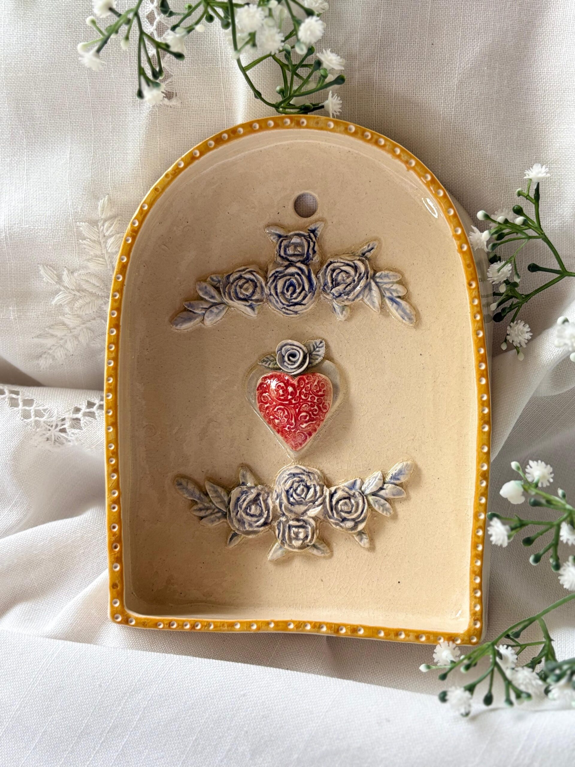 Rose wall hanging