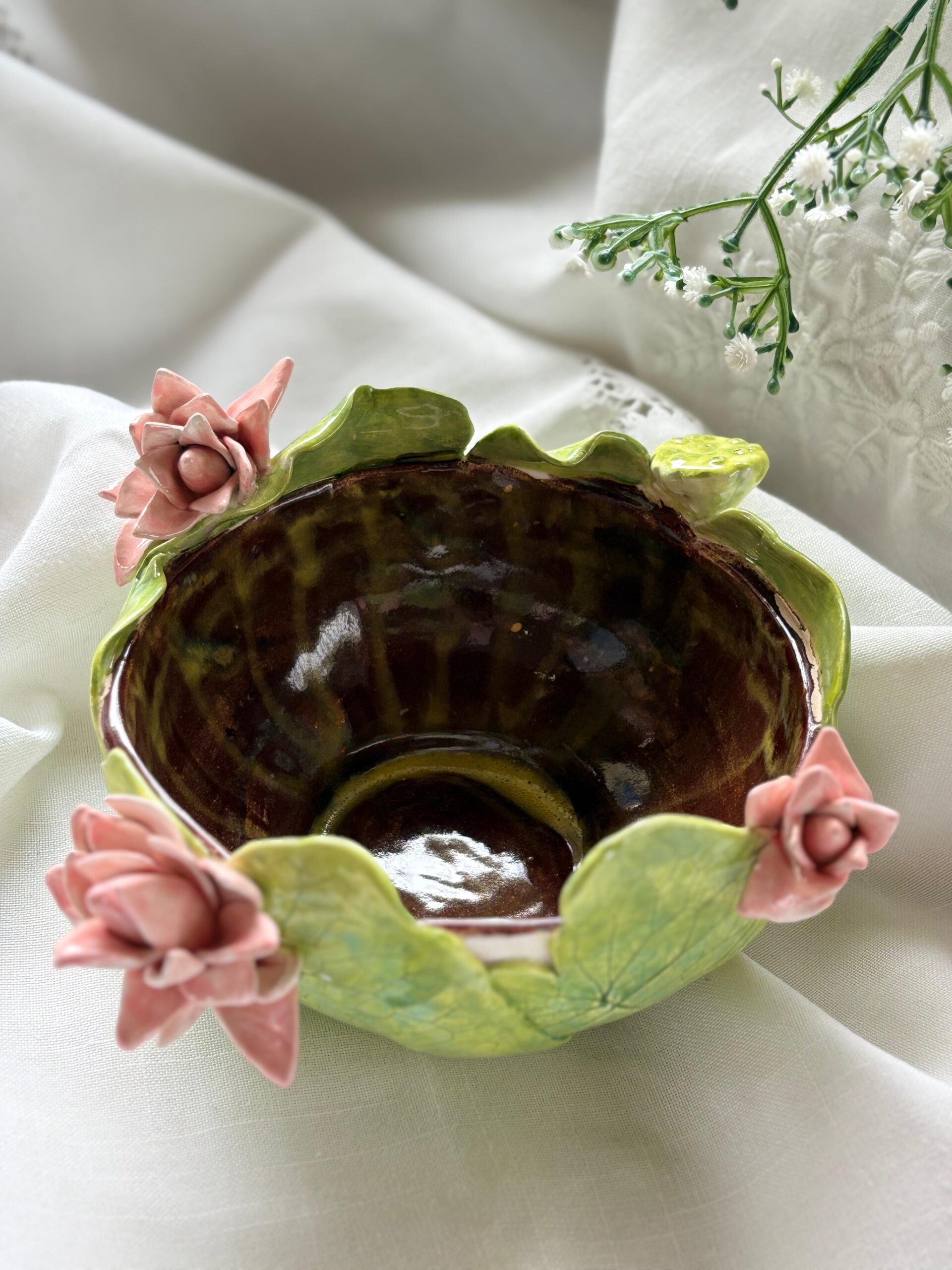 Beautiful lotus bowl