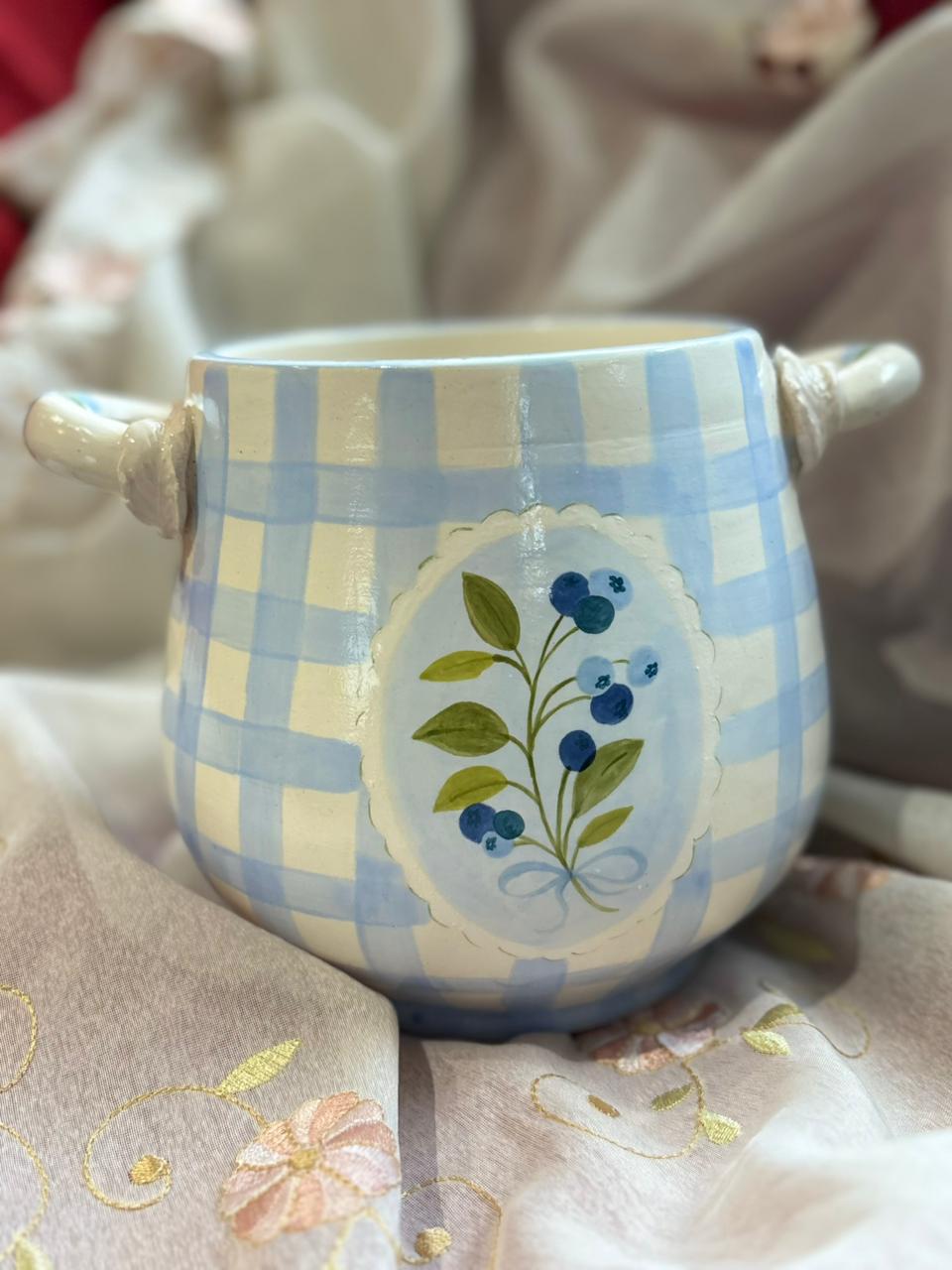 Blueberry Bloom Pot