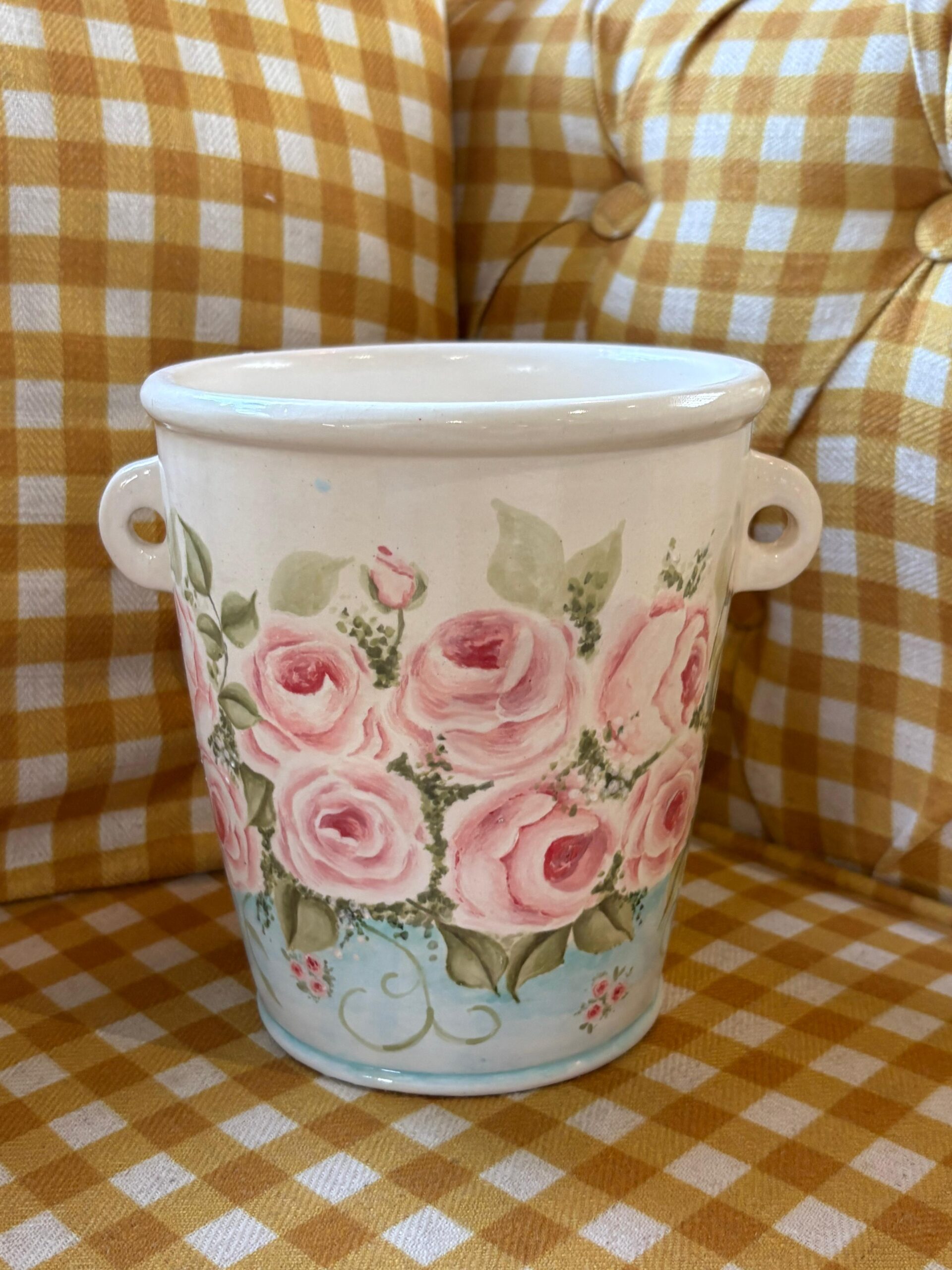 Beautiful rose ice bucket