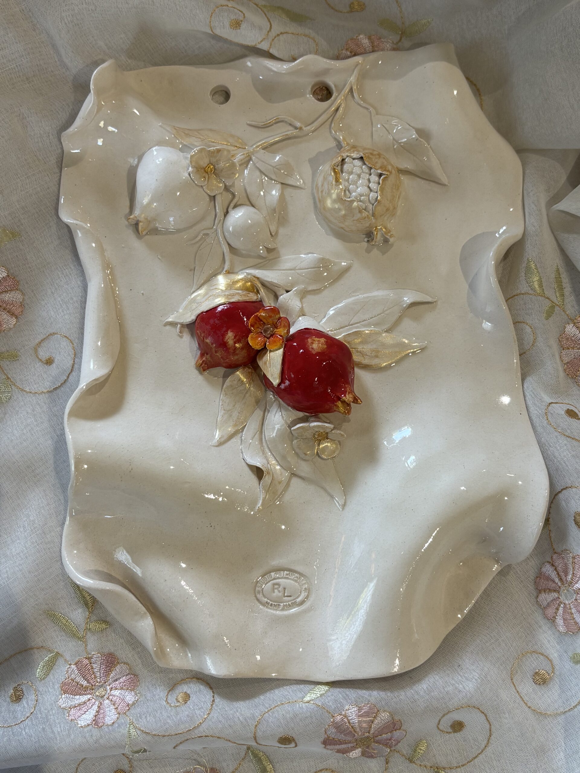 Pomegranate Bloom Wall Hanging