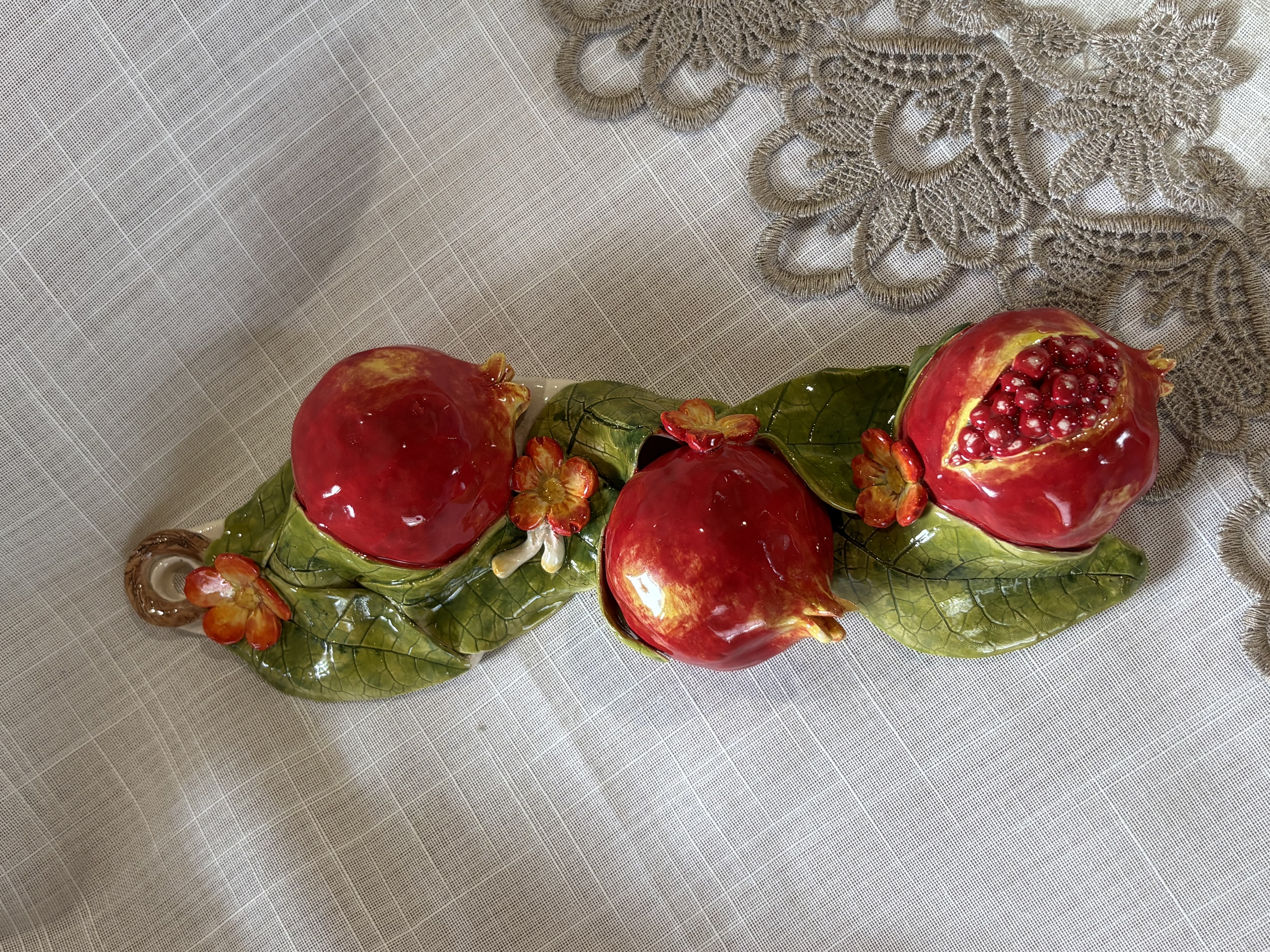 Pomegranate hanging
