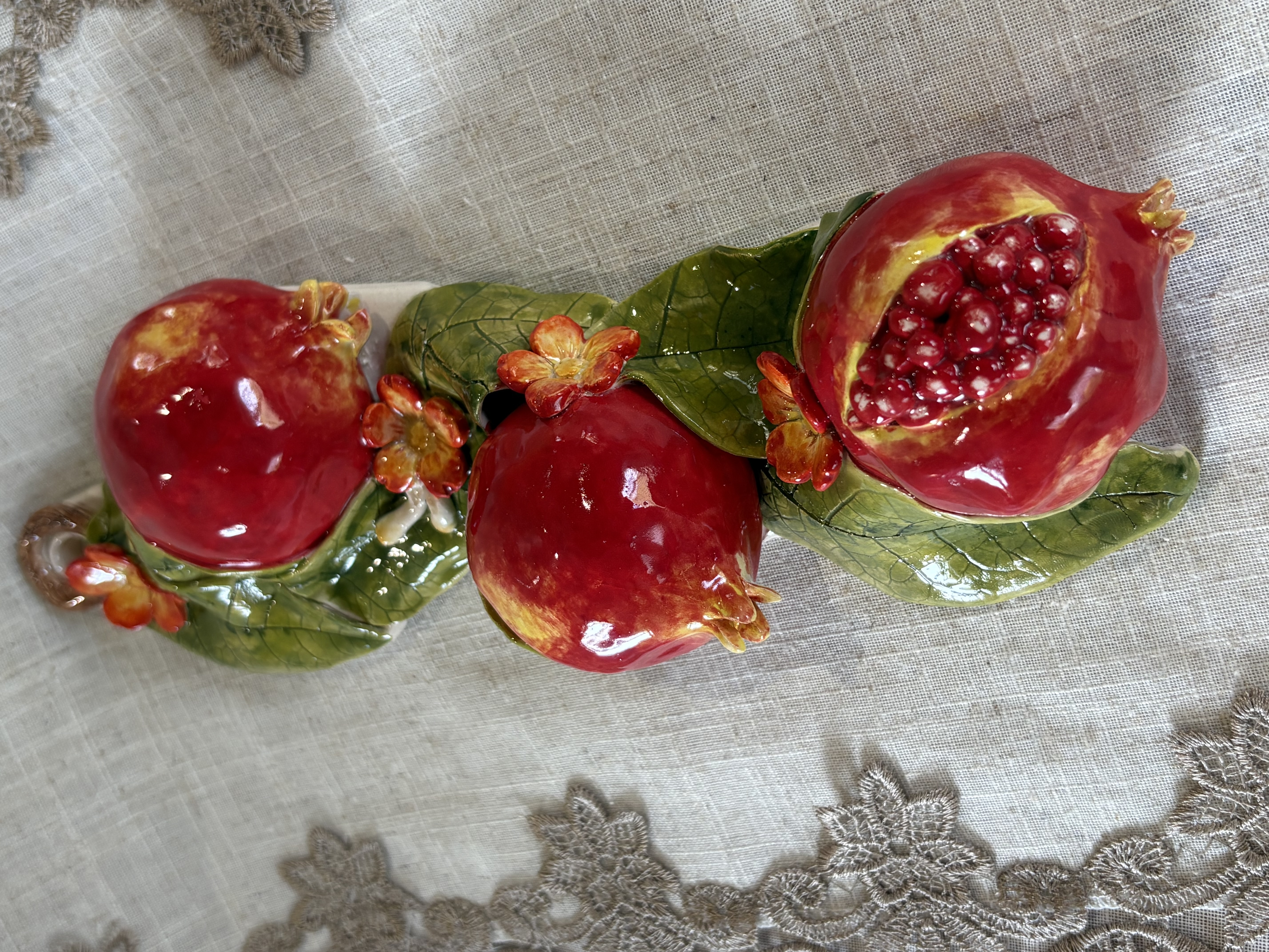 Pomegranate hanging