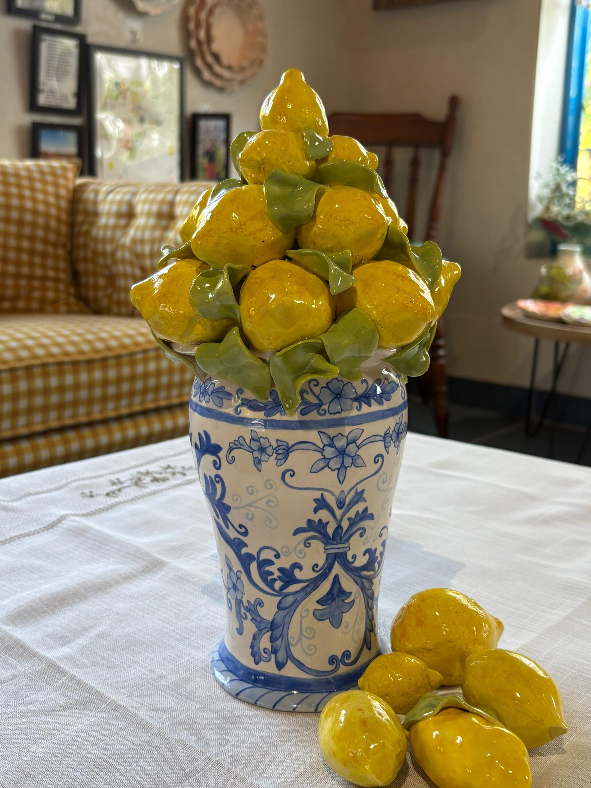 Lemon vase