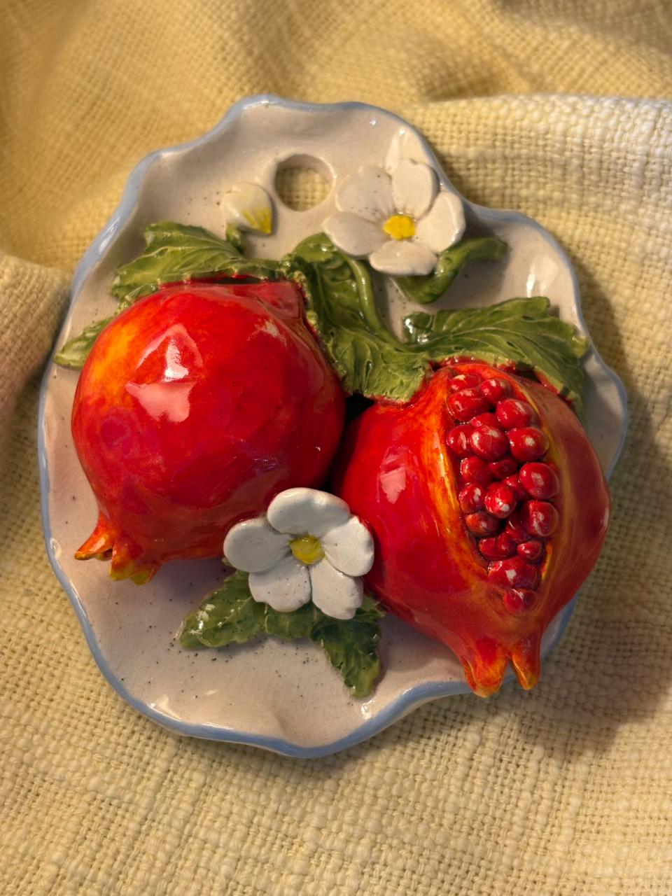 Pomegranate hanging