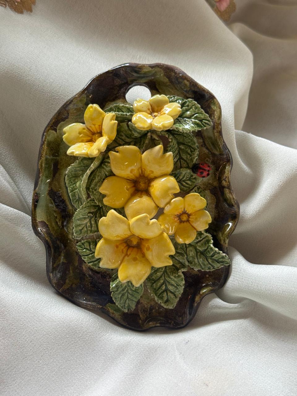 Yellow flower hanging