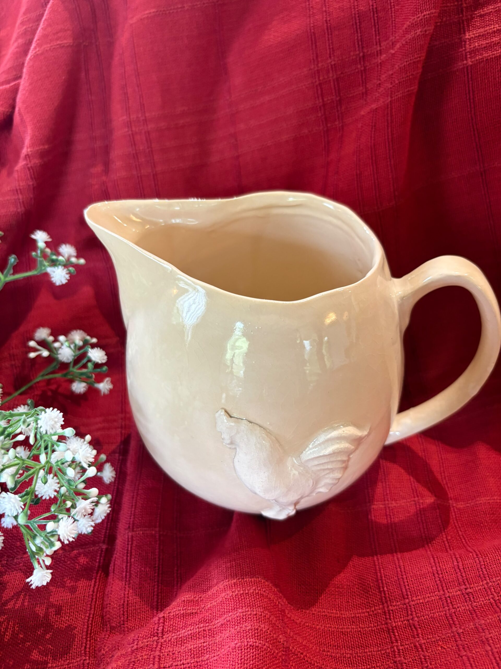 Ivory hen jug